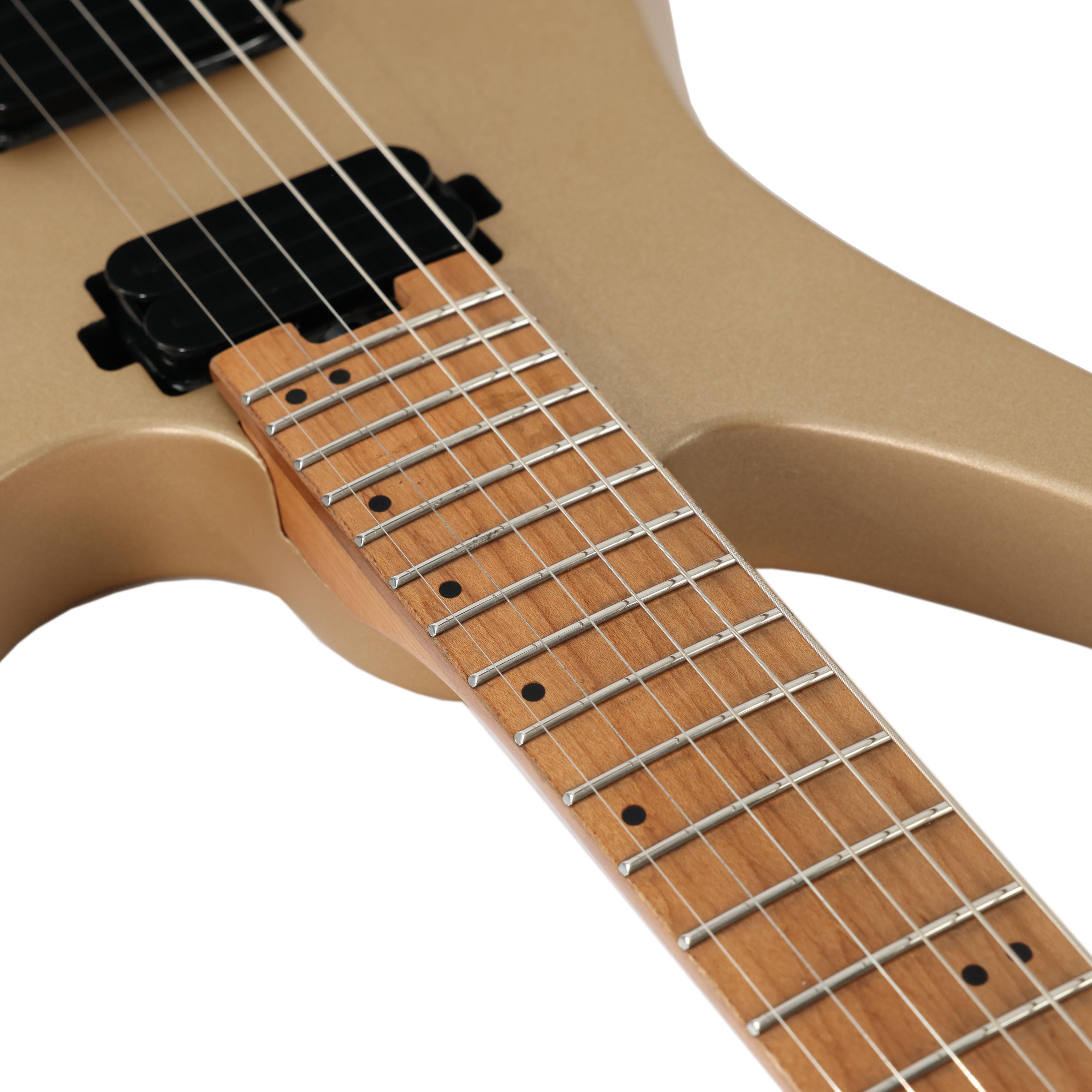 HILS NEXT HN4 Headless Electric Guitar in Satin Summer Sand - HN4SSS-Photo-Neck-Joint.jpg