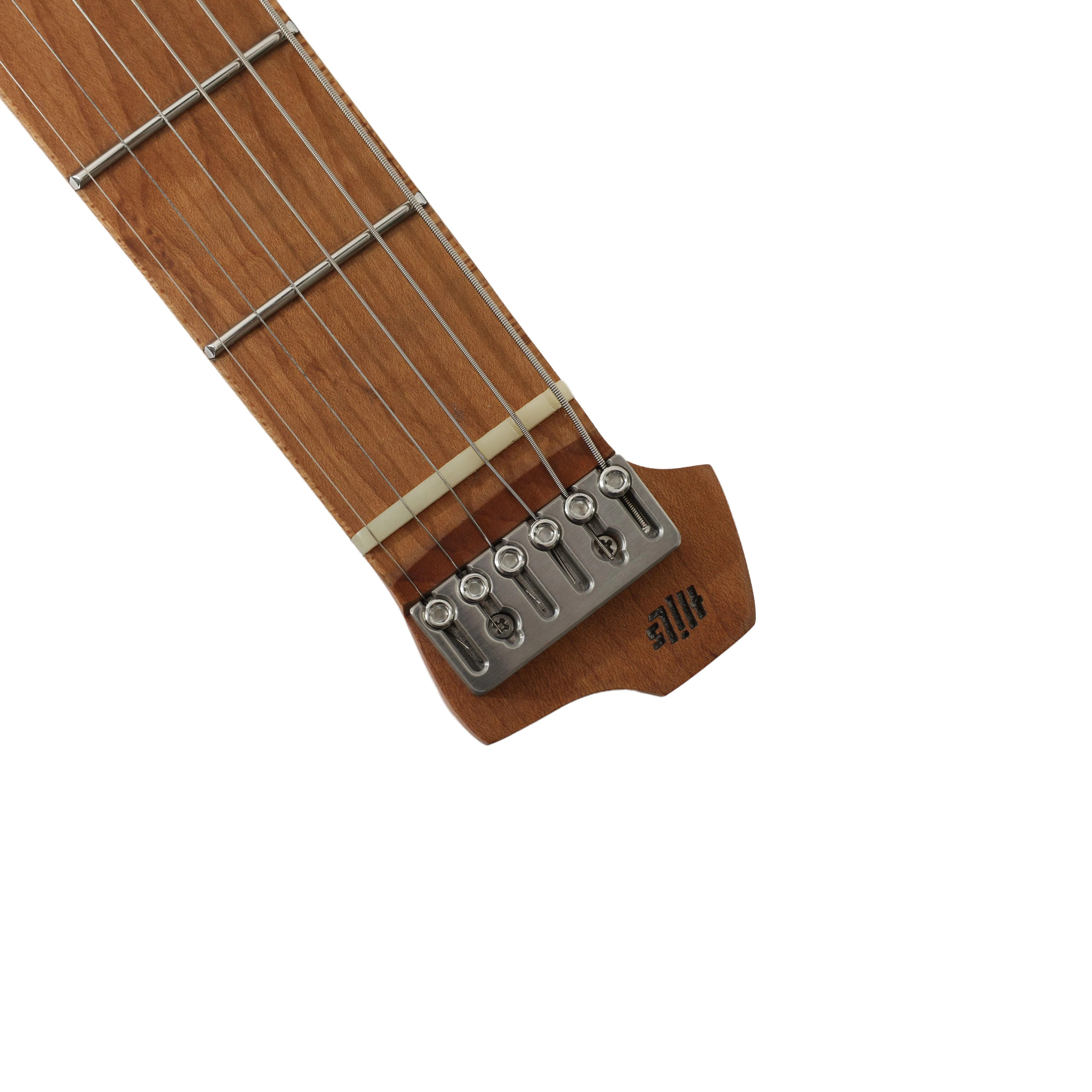 HILS NEXT HN4 Headless Electric Guitar in Satin Summer Sand - HN4SSS-Photo-Nut.jpg