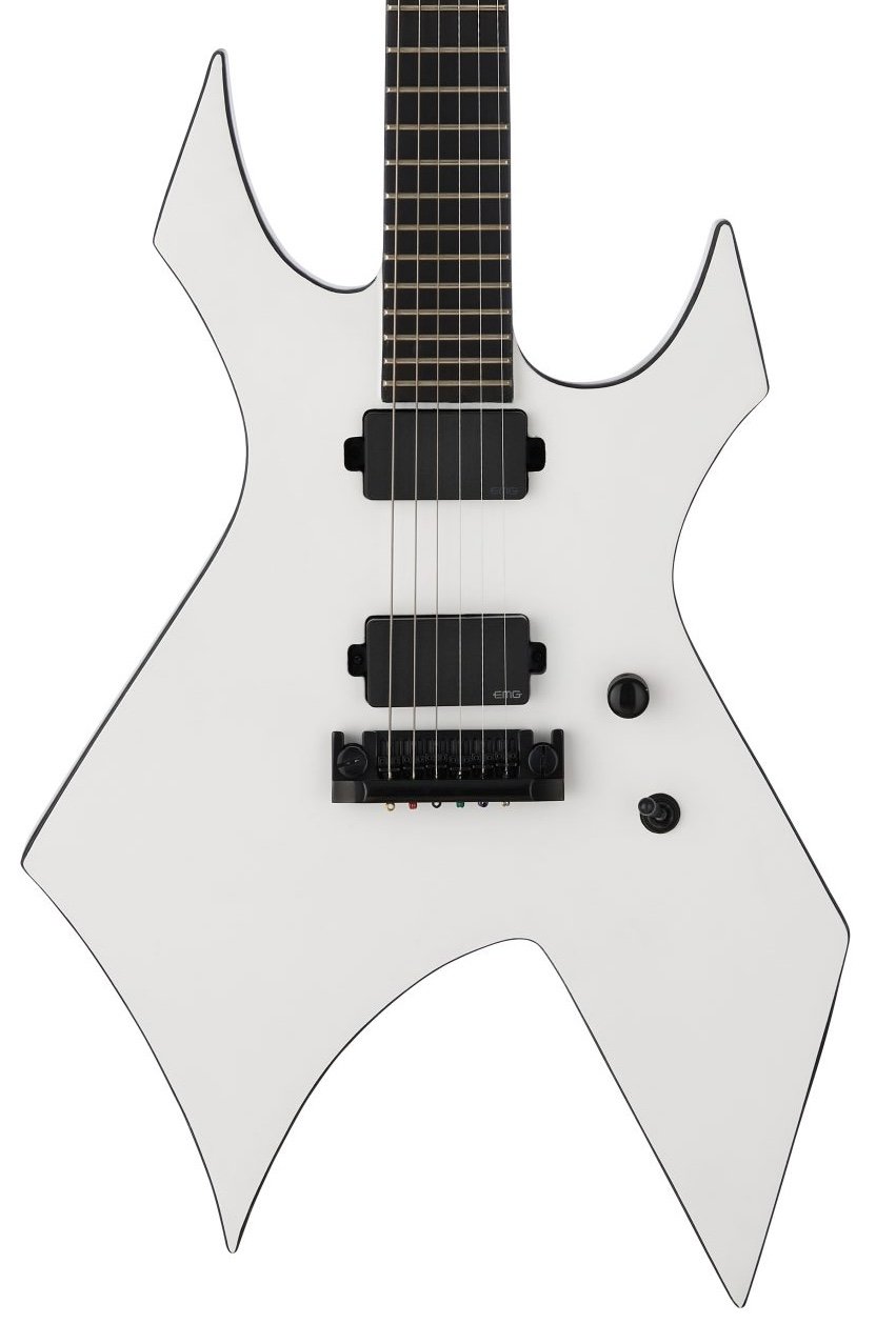 BC Rich Warlock II Prophecy with Quad in Matte White - WARAVMW 1.jpg
