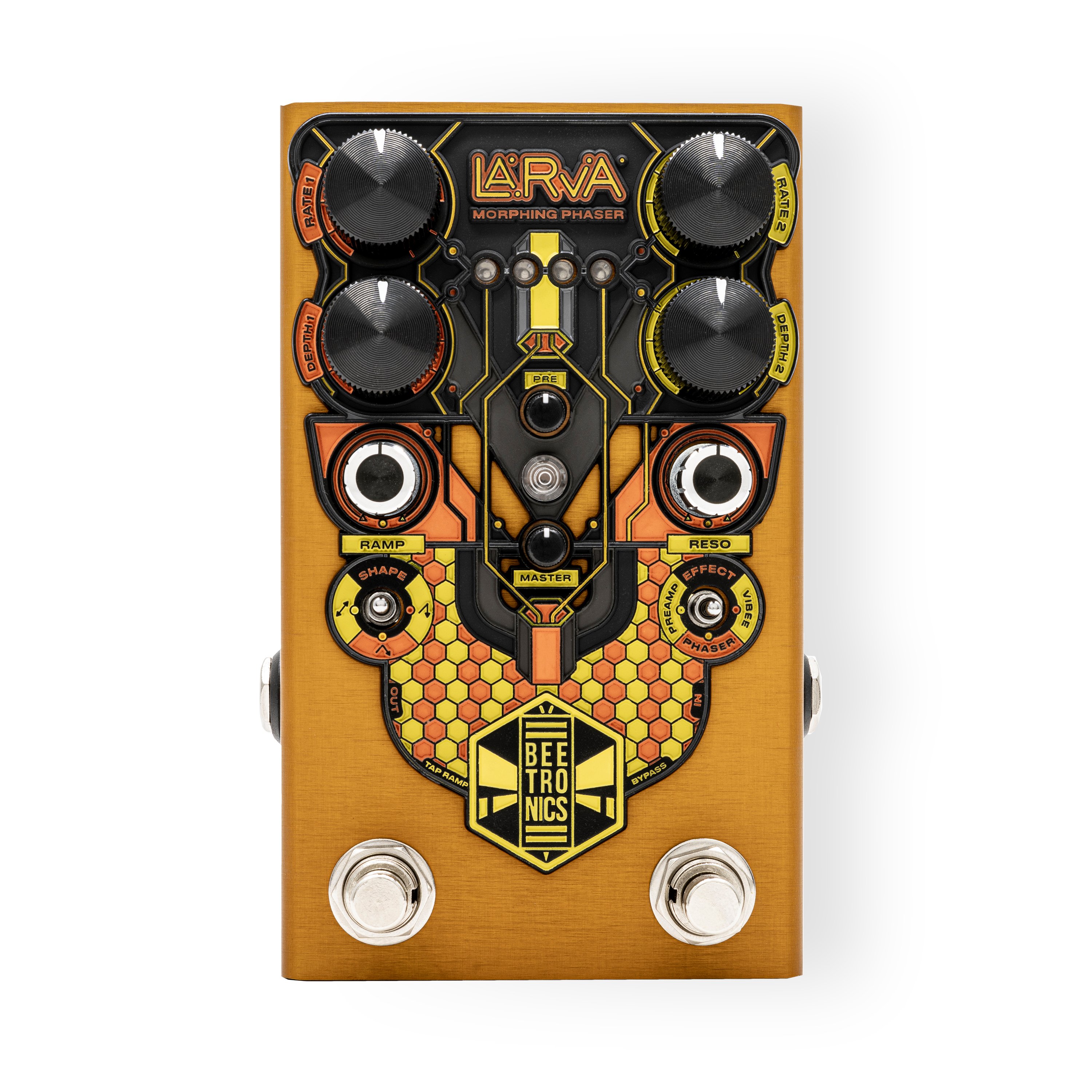 Beetronics LARVA 6-Stage Analog Morphing Phaser FX Pedal - 66598 (2).jpg