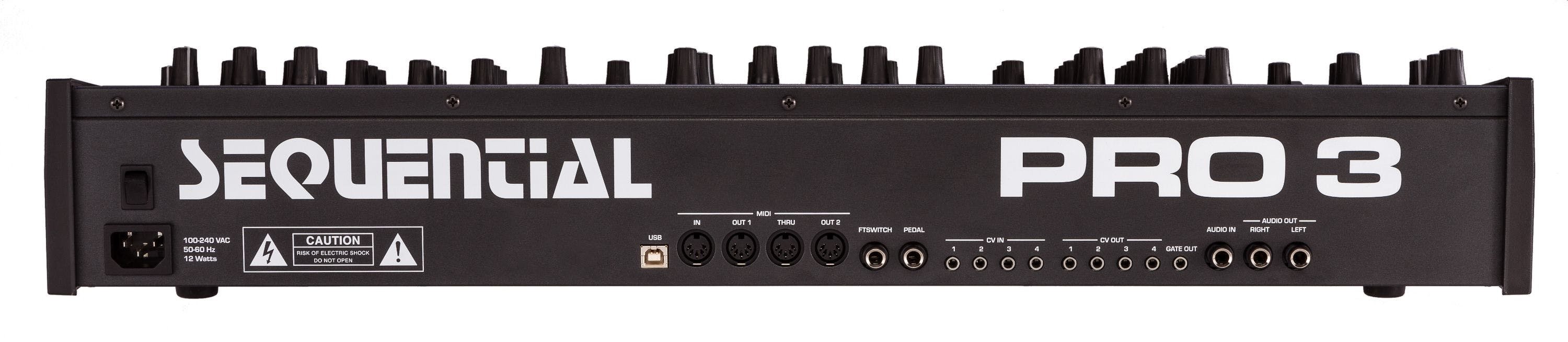Sequential Pro 3 Multi-Filter Mono Synth - 372582-Pro 3 Back.jpg