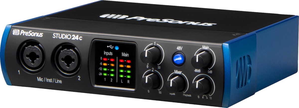 PreSonus Studio 24c -  2x2, 192 kHz, USB-C Interface w/ MIDI I/O - STUDIO24C4.jpg