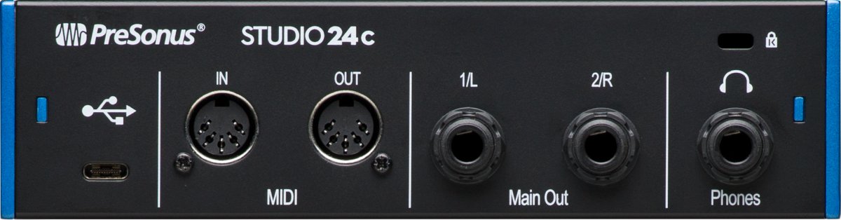 PreSonus Studio 24c -  2x2, 192 kHz, USB-C Interface w/ MIDI I/O - STUDIO24C2.jpg