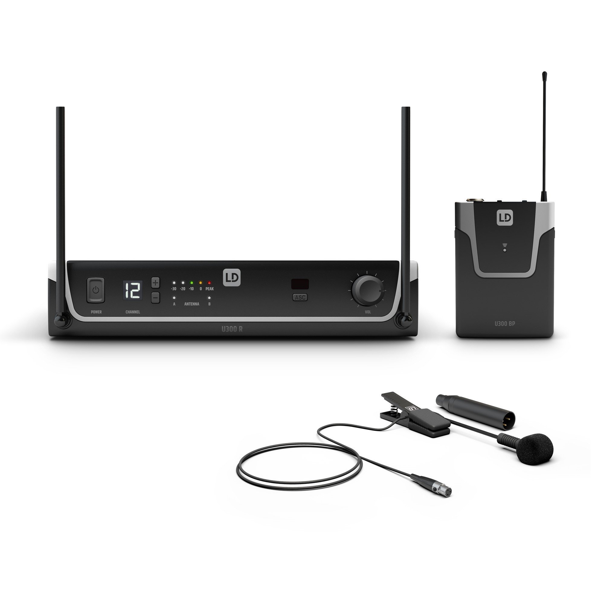 LD Systems Wireless Microphone System with Bodypack and Brass Instrument Microphone - 863 - 865 MHz+ 823 - 832 MHz - LDU308BPW (1).jpg