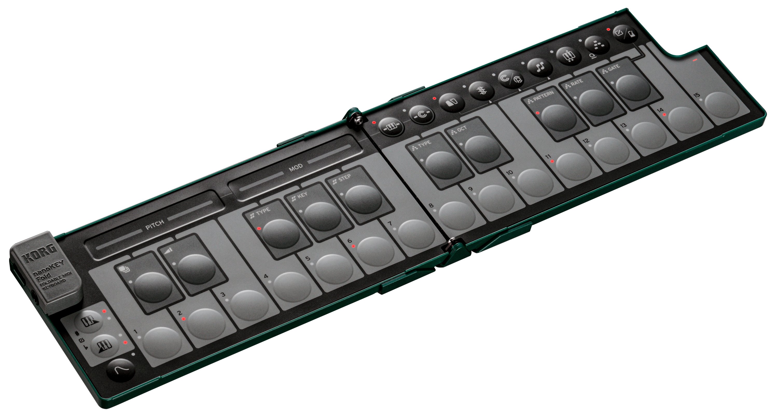 Korg nanoKEY Fold MIDI Keyboard In Alpine Green - NANOKEY-FD-AG (5).jpg