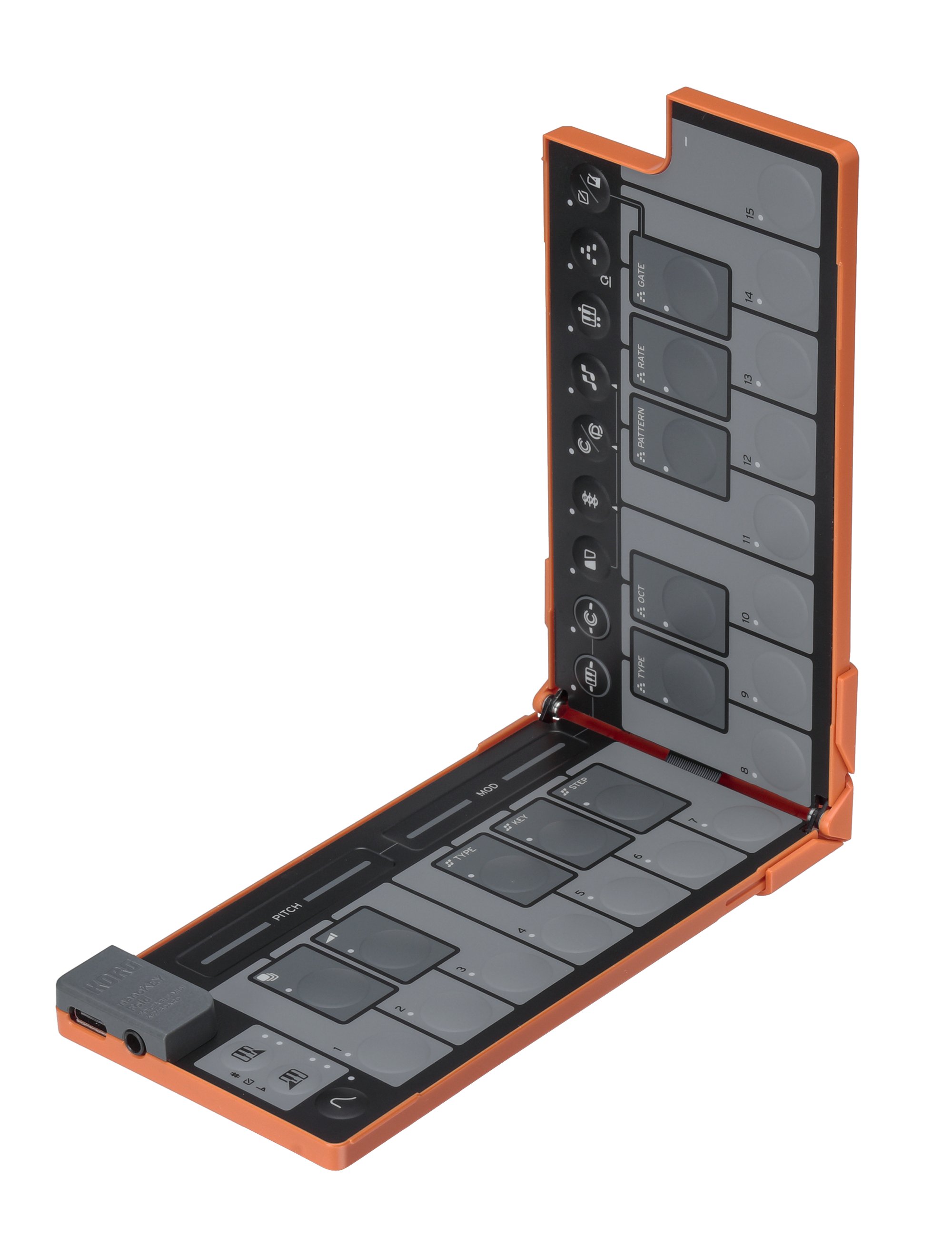 Korg nanoKEY Fold MIDI Keyboard In Lava Orange - NANOKEY-FD-LO (3).jpg