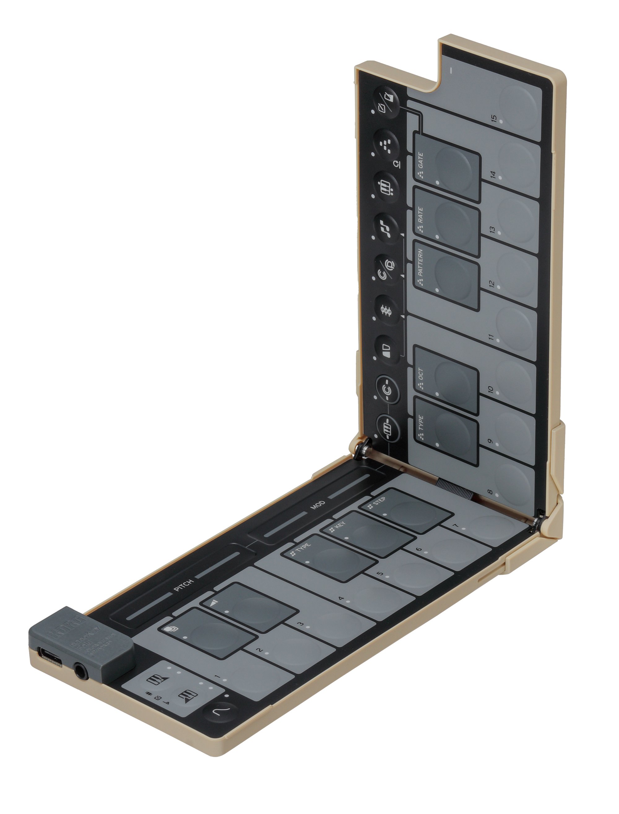 Korg nanoKEY Fold MIDI Keyboard In Sand Beige - NANOKEY-FD-SB (1).jpg