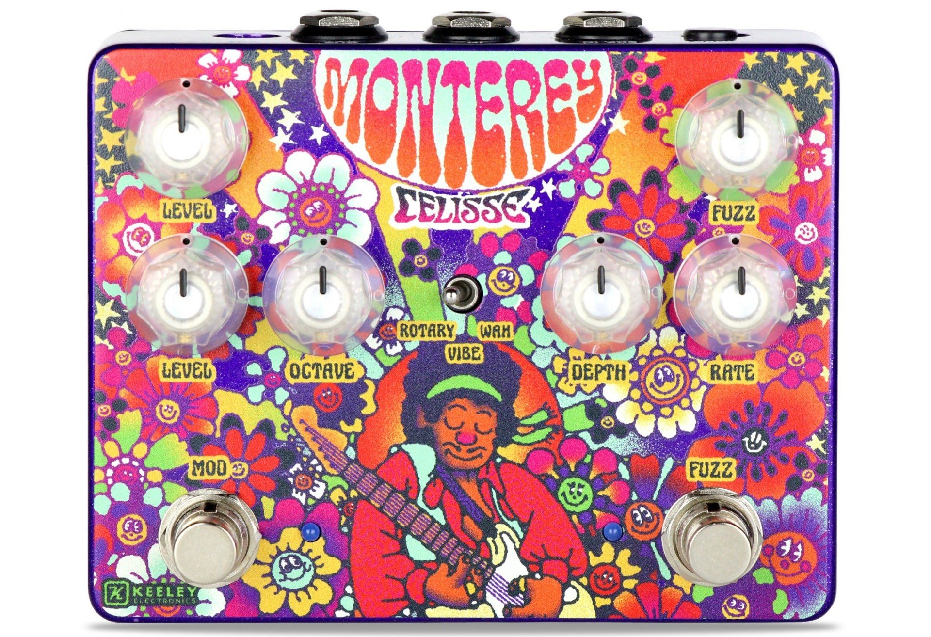 Keeley Monterey Limited Edition Fuzz Vibe Rotary Wah Pedal