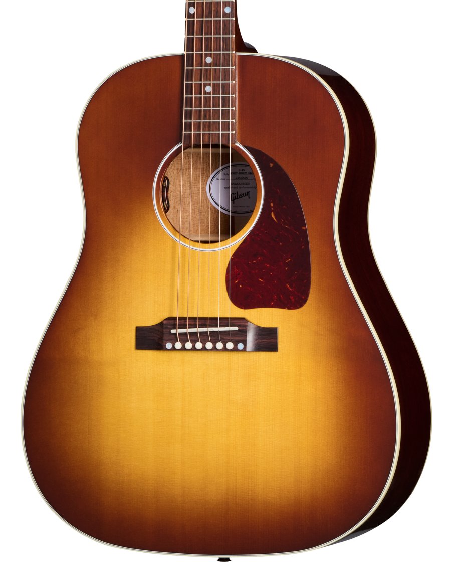 Gibson J-45 Standard Electro Acoustic Guitar in Honey Burst
