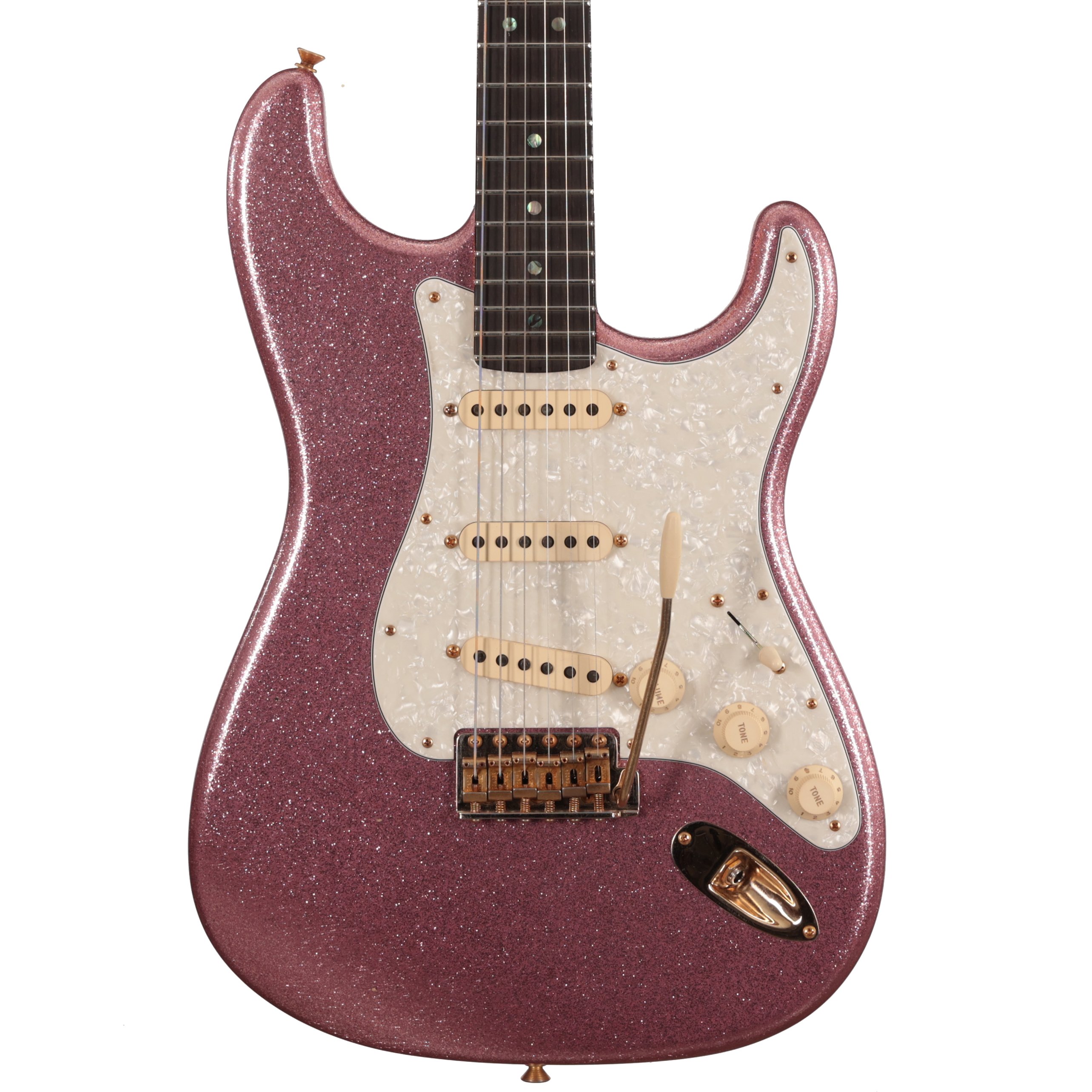 Fender Custom Shop '63 Journeyman Relic Stratocaster in Champagne Sparkle Gold - CZ566293 (1).jpg