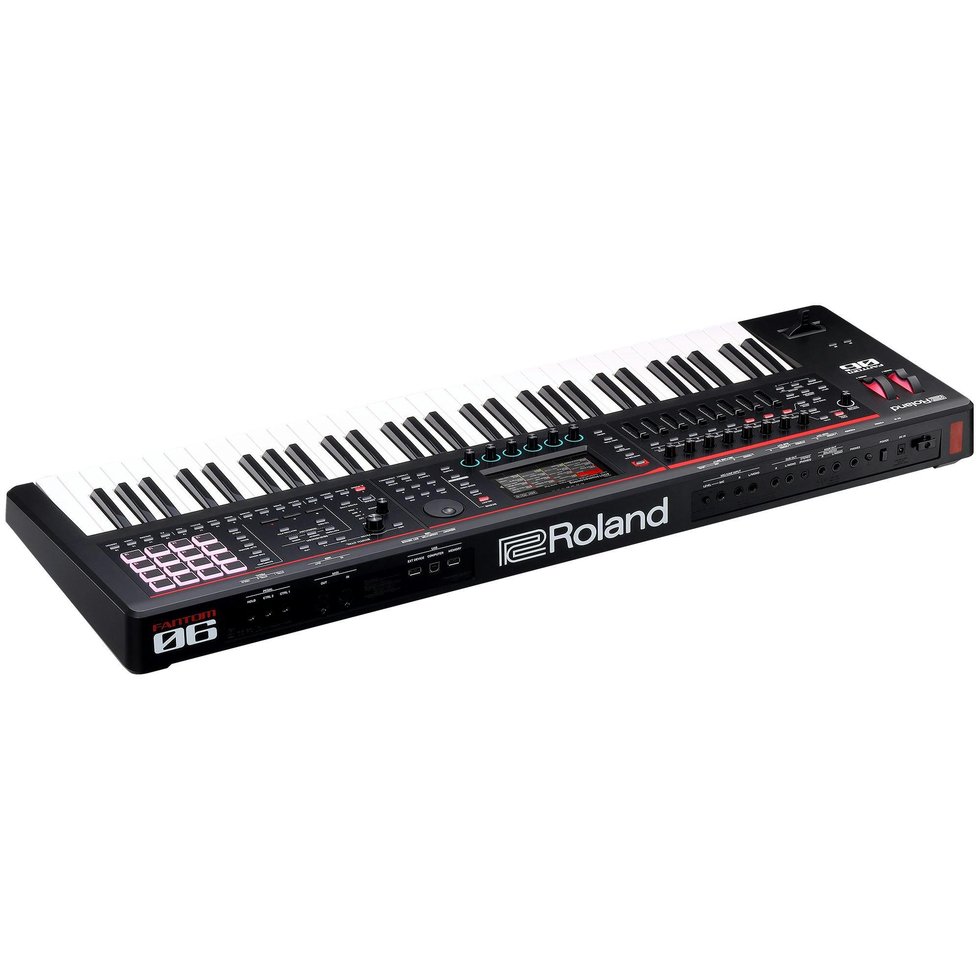 Roland Fantom-06 61-note synthesizer keyboard - 498998-FANTOM-06_R_DR.jpg