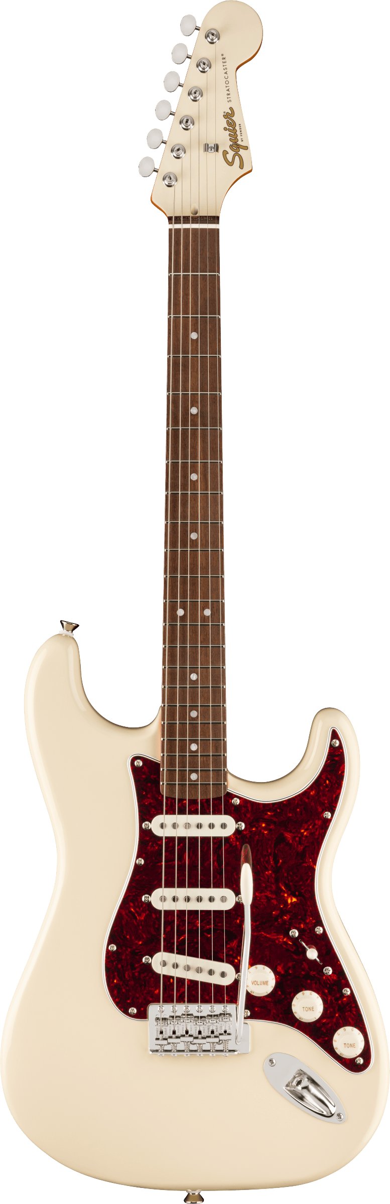Squier FSR Classic Vibe '60s Stratocaster in Olympic White with Matching Headstock - 0374014505_sqr_ins_frt_1_rr.jpg