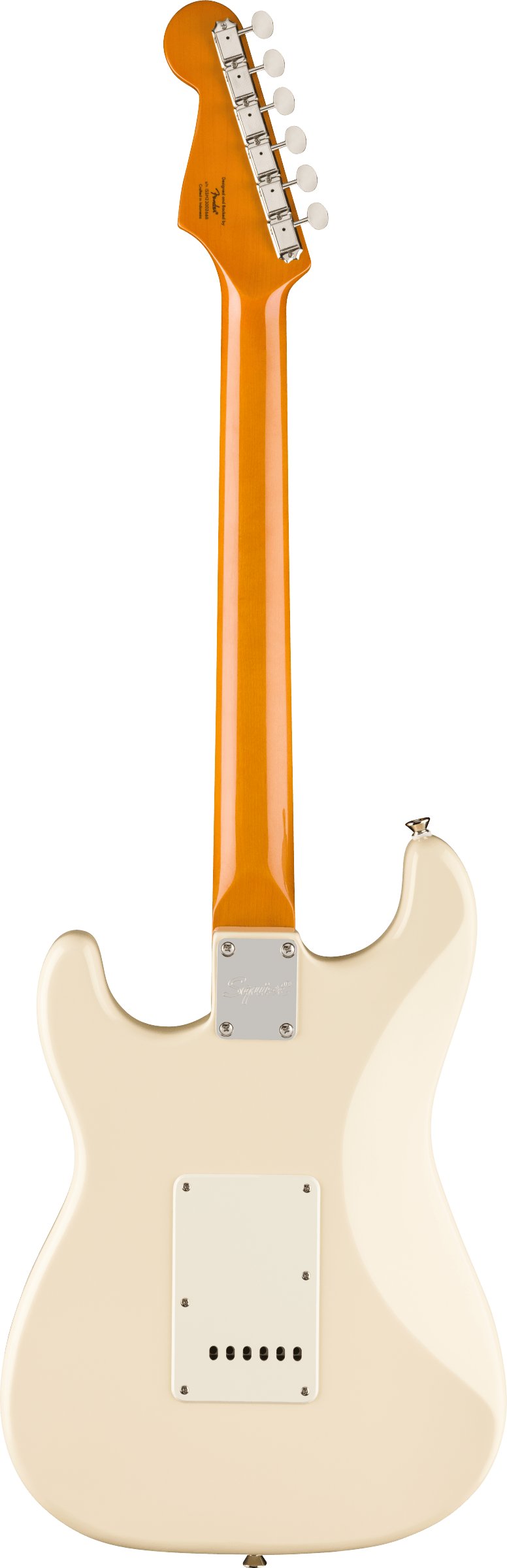 Squier FSR Classic Vibe '60s Stratocaster in Olympic White with Matching Headstock - 0374014505_sqr_ins_bck_1_rl.jpg