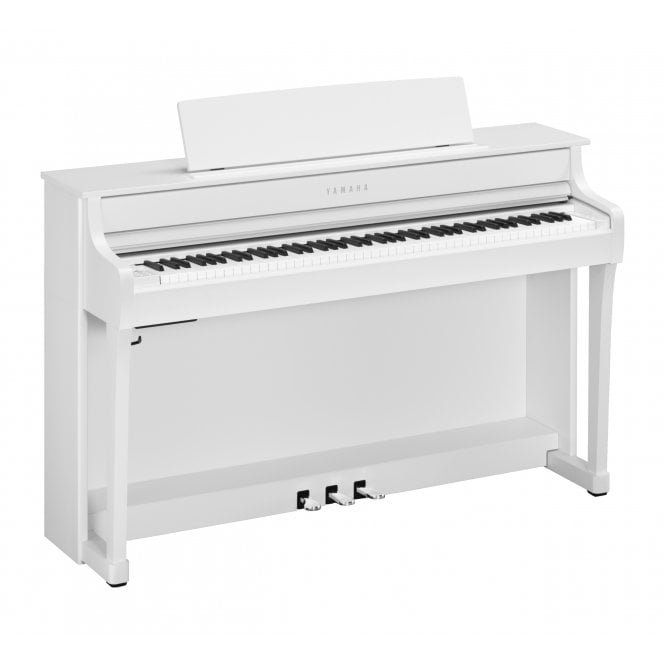 Yamaha CLP845 in White Bundle with Stool & Headphones - NCLP845WHUK - side.jpg