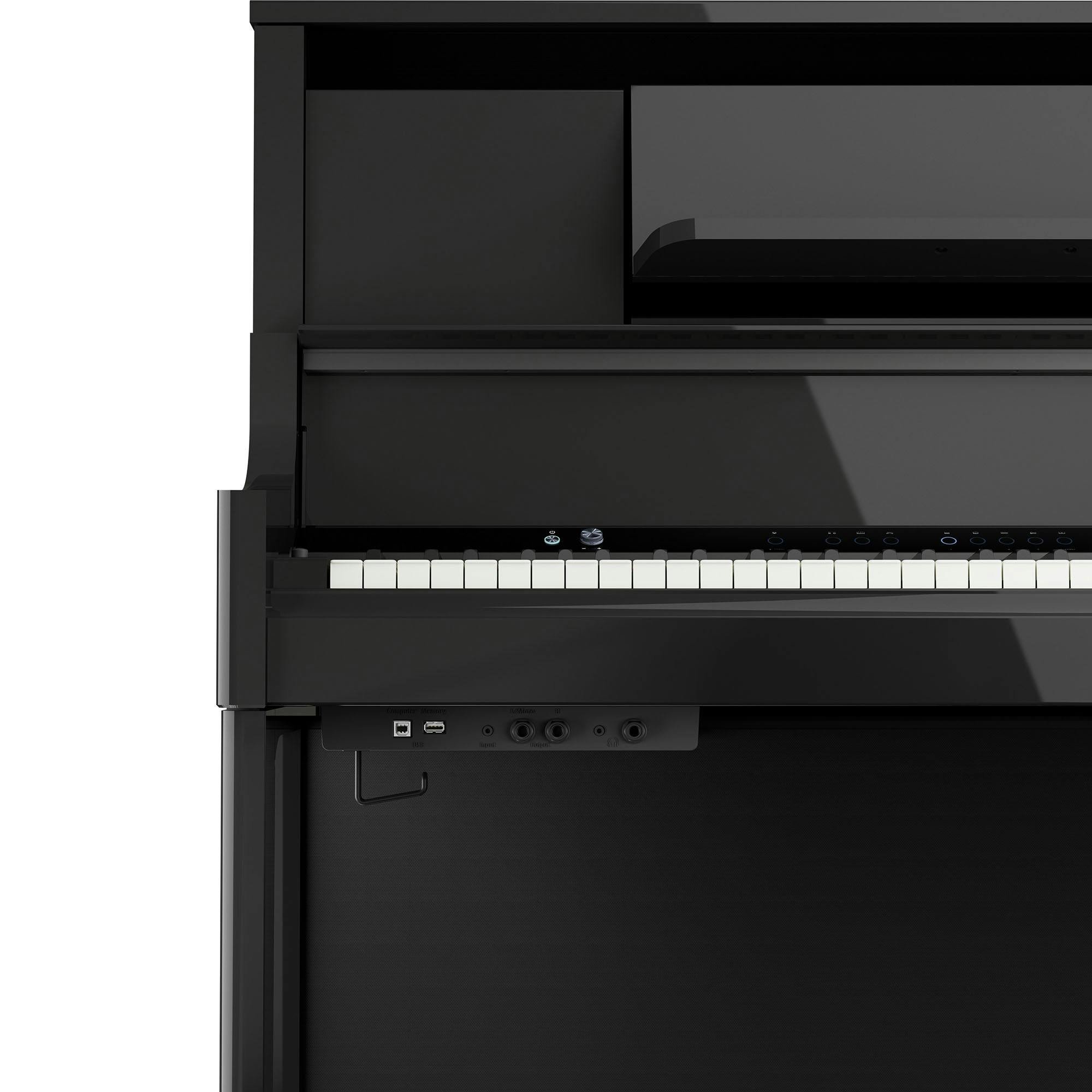Roland LX 9 CH Digital Home Piano in Charcoal Black - LX-9-CH-LX-9_LEFT_FRONT.jpg