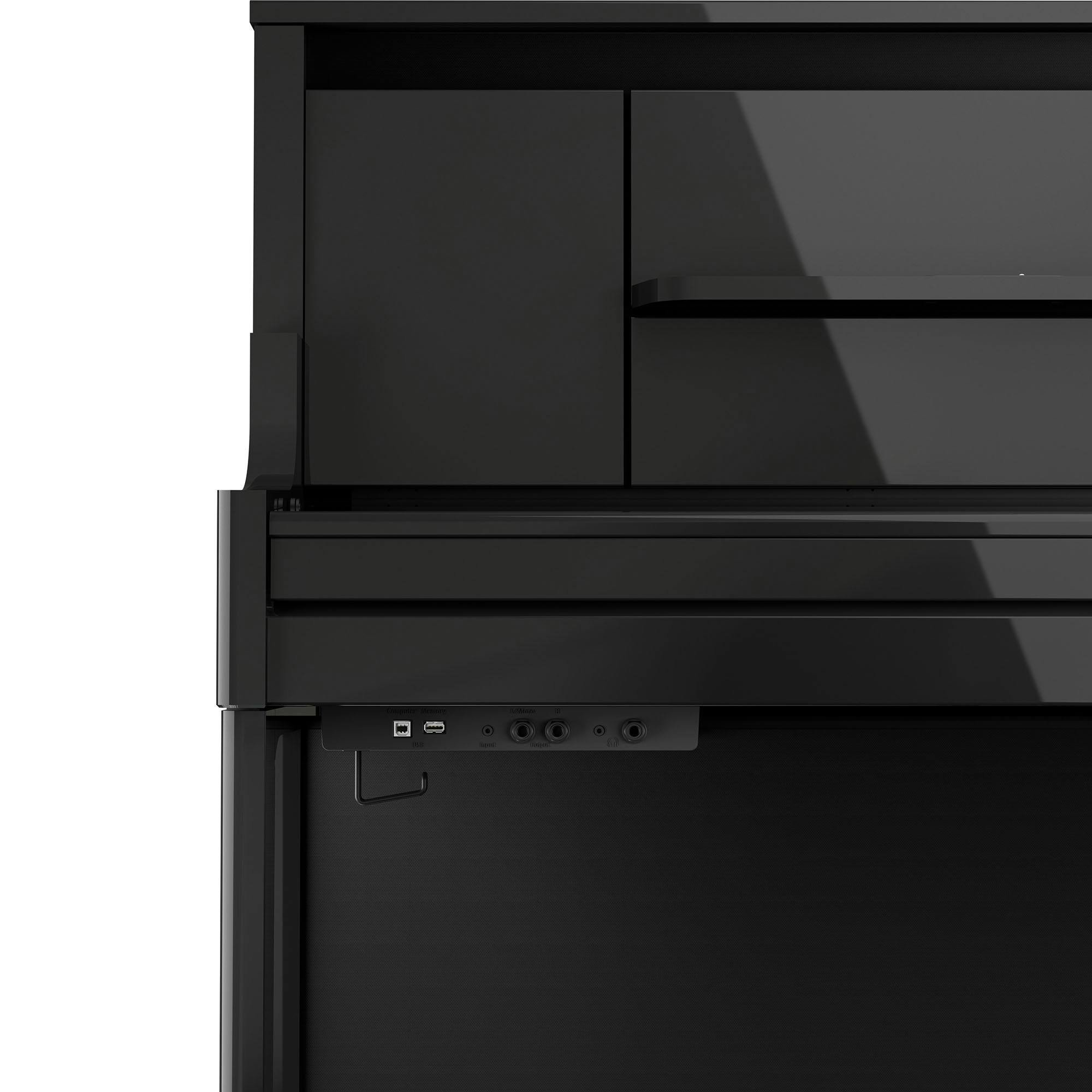 Roland LX 9 CH Digital Home Piano in Charcoal Black - LX-9-CH-LX-9_LEFT_FRONT_CLOSED.jpg