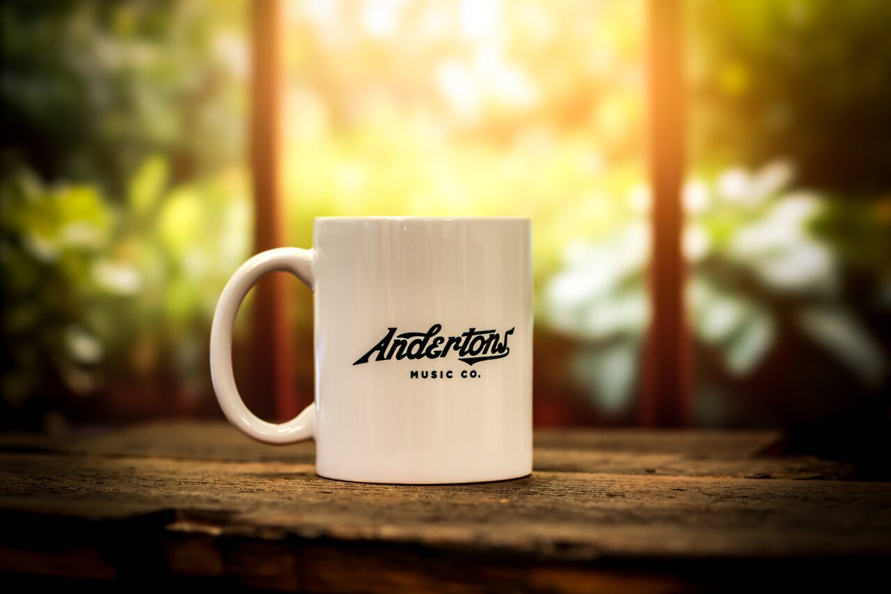 Andertons Music Co. Mug in White with Black Logo - MUG-WHT (1).jpg