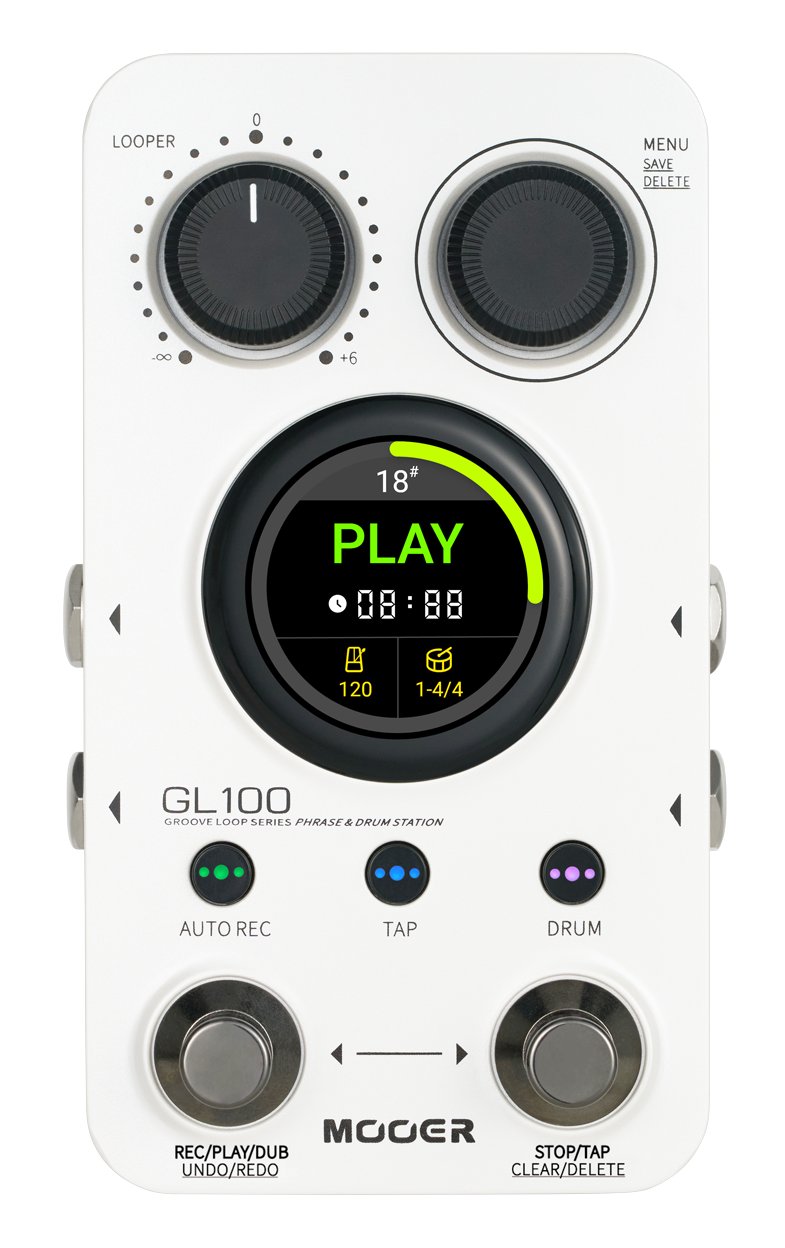 Mooer GL100 Groove Loop Series Phrase and Drum Station Looper Pedal - GL100 -1.jpg