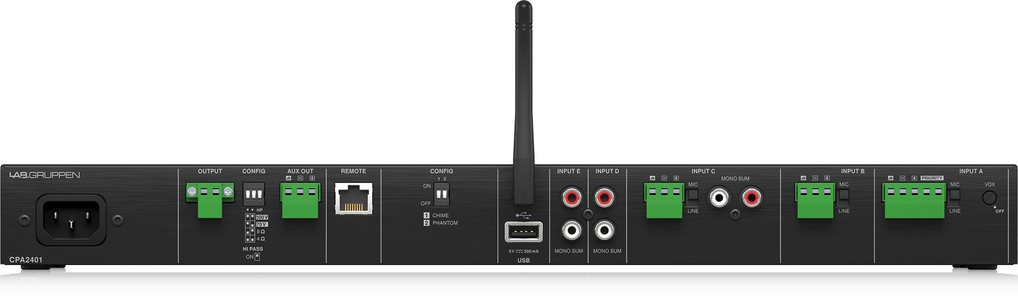 Lab Gruppen CA2401 - 240W Commercial Amplifier with Energy Star Certification - 000-DAD04-00010 5.jpg