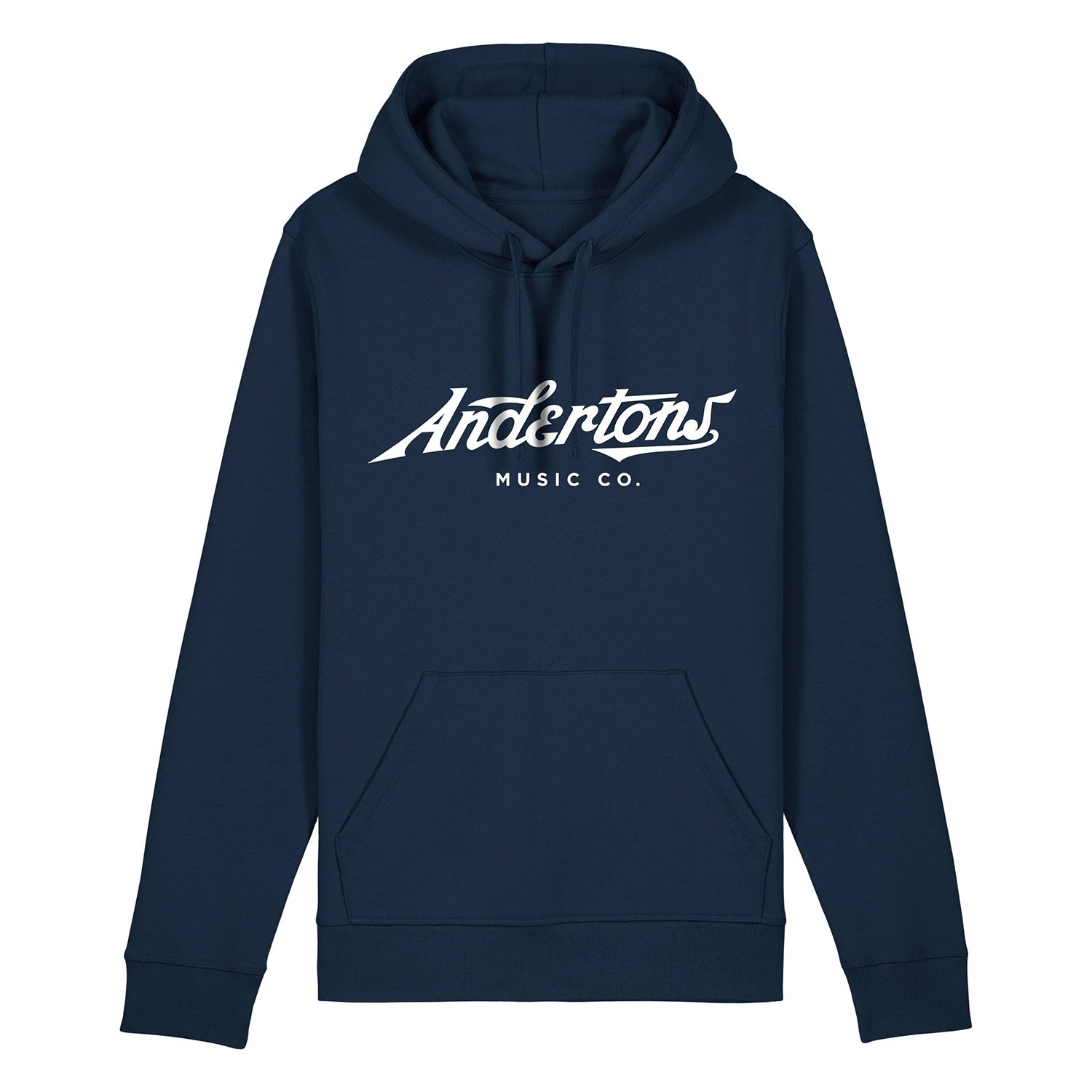 Andertons Music Co. Hoodie In French Navy - Large - M83-NVY-LOGO.jpg