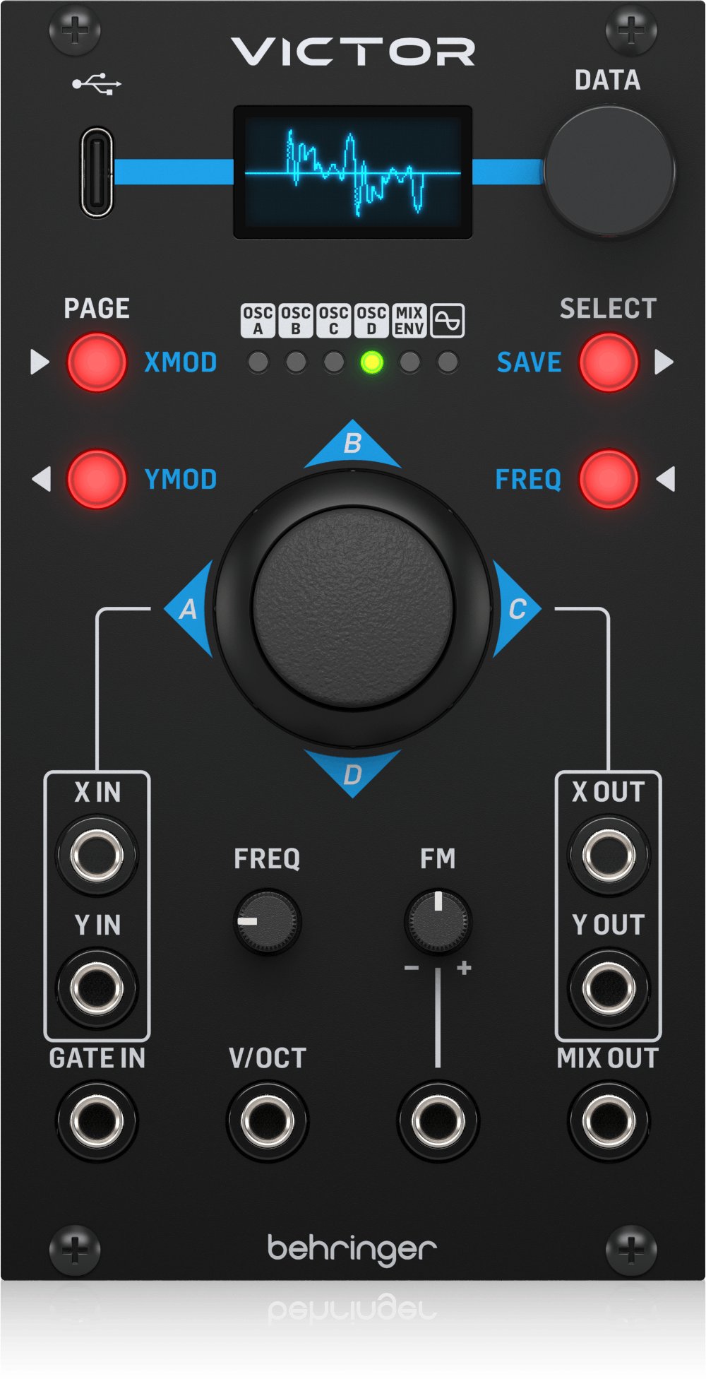 Behringer VICTOR Quad Vector Morphing Oscillator Eurorack Module - 0720-ADA86-00-BE_0720-ADA_VICTOR_Media-Top.jpg