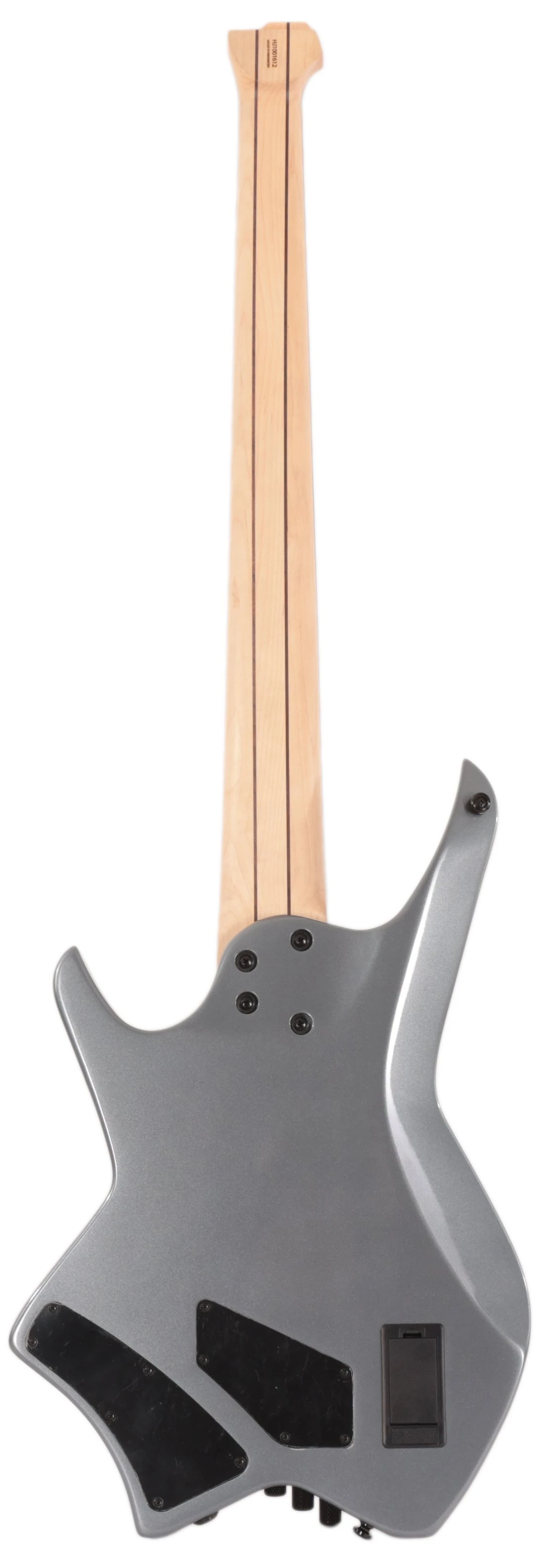 Hils HNB5 Headless 5-String Fan Fret Bass Guitar in Gloss Gunmetal Grey Multi-FX & Modelling Bundle with Accessories - HNB5G-NS-GMG   (3).jpg
