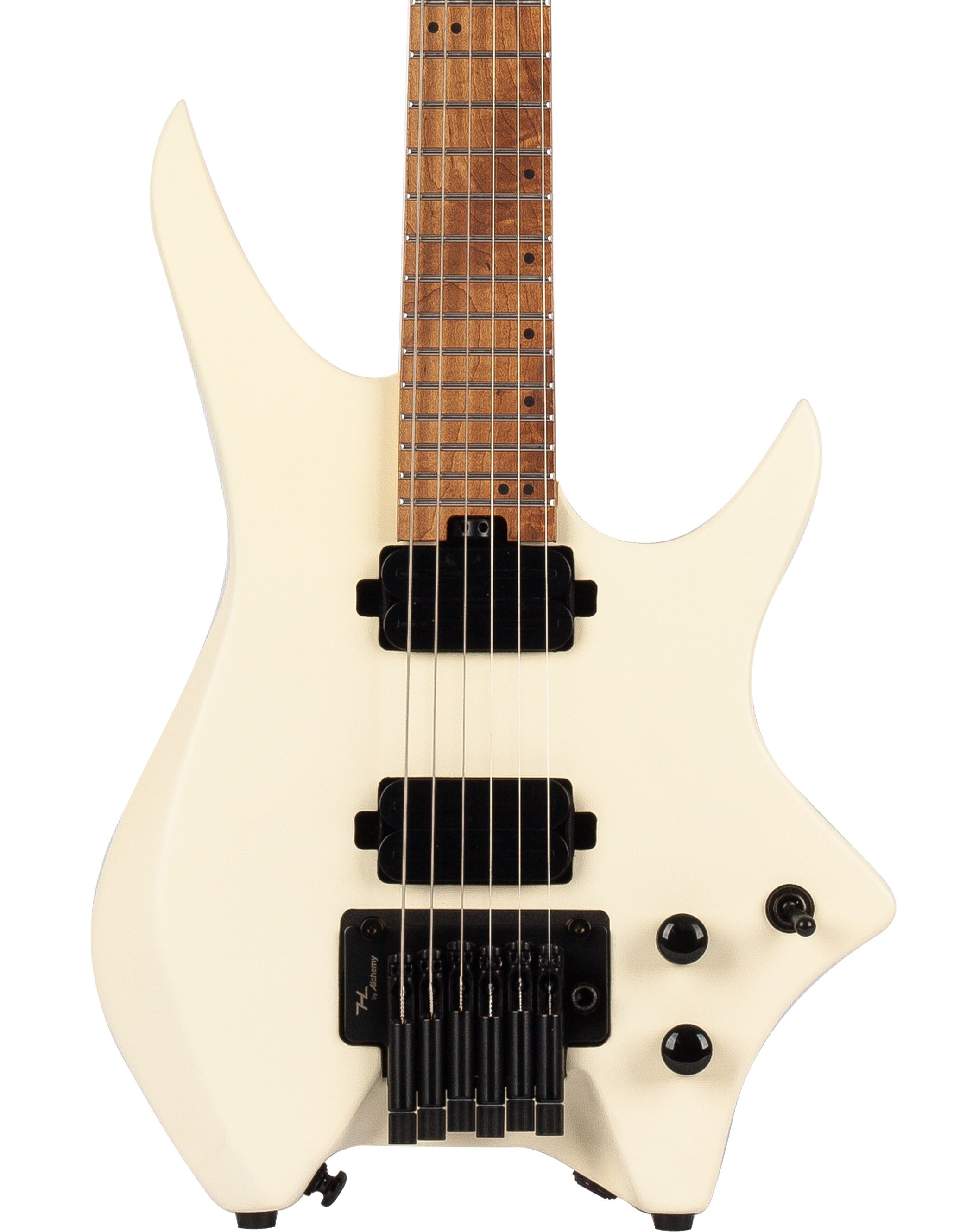 HILS NEXT HN4 Electric Guitar in Satin Ivory With Tremolo - HN4SIV Full Top 2-hero.jpg