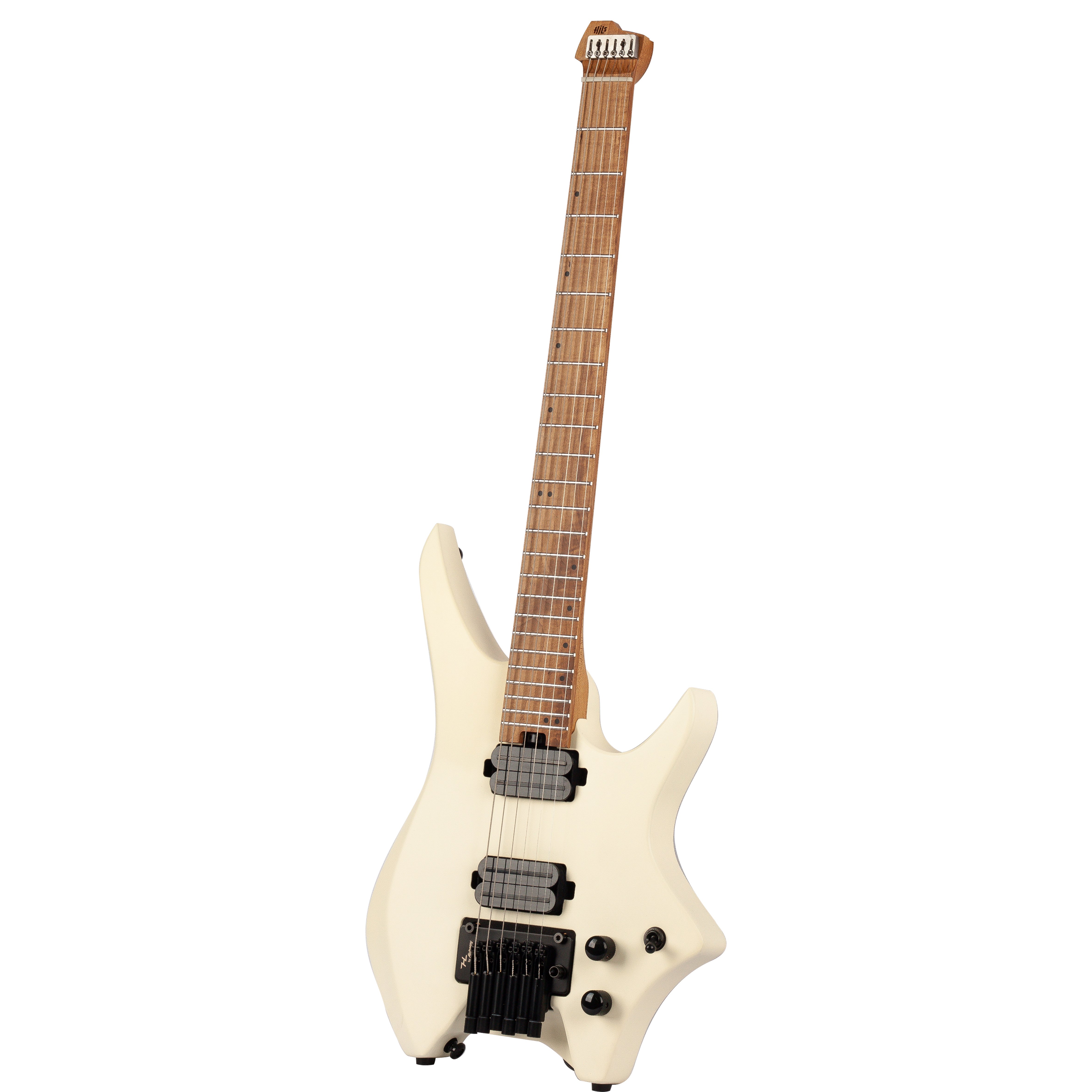 HILS NEXT HN4 Headless Electric Guitar in Satin Ivory - HN4SIV Full Top 1.jpg
