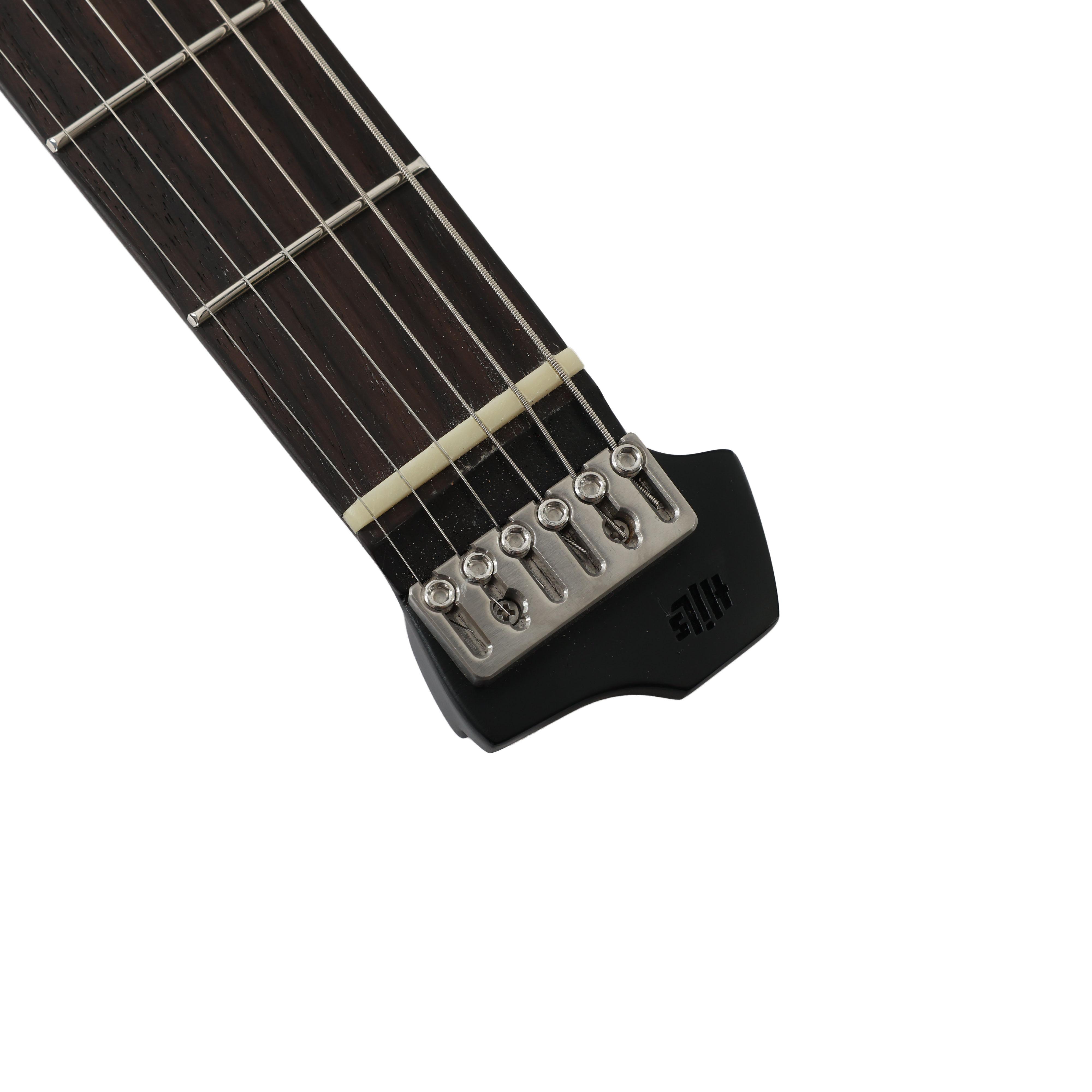 HILS NEXT HN5 Headless Electric Guitar in Satin Black - HN5S-NS-B-Photo-Nut.jpg