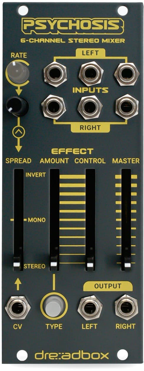 Dreadbox PSYCHOSIS Mixer Eurorack Modue - PSYCHOSIS-psychosis-front.jpg