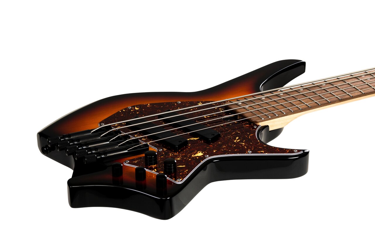 HILS NEXT HNB5 5-String Bass Guitar in Gloss Sunburst with Fanned Frets - DSC04706_JPG.jpg