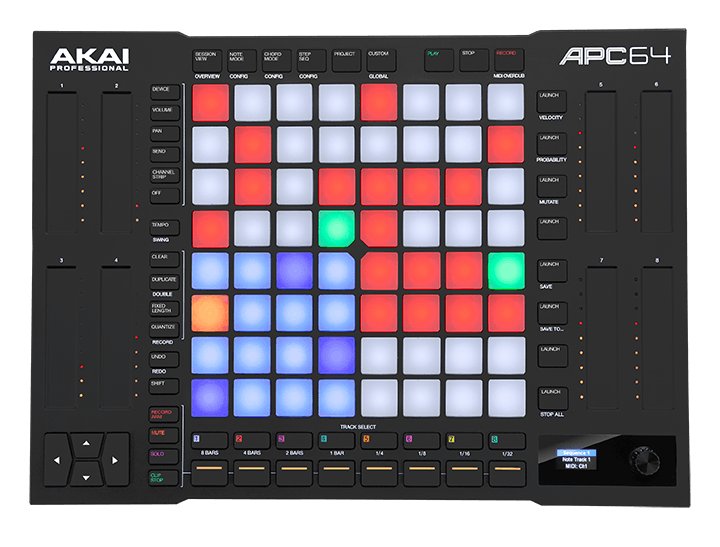 [中古] AKAI APC64コントローラー Akai APC64 Controller with Sequencer and Touchstrips - Andertons