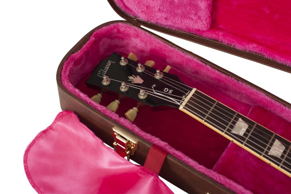 Gator Cases Deluxe Wood Case for Solid-Body Guitars such as Gibson SG in Vintage Brown - GW-SG-BROWN 4.jpg