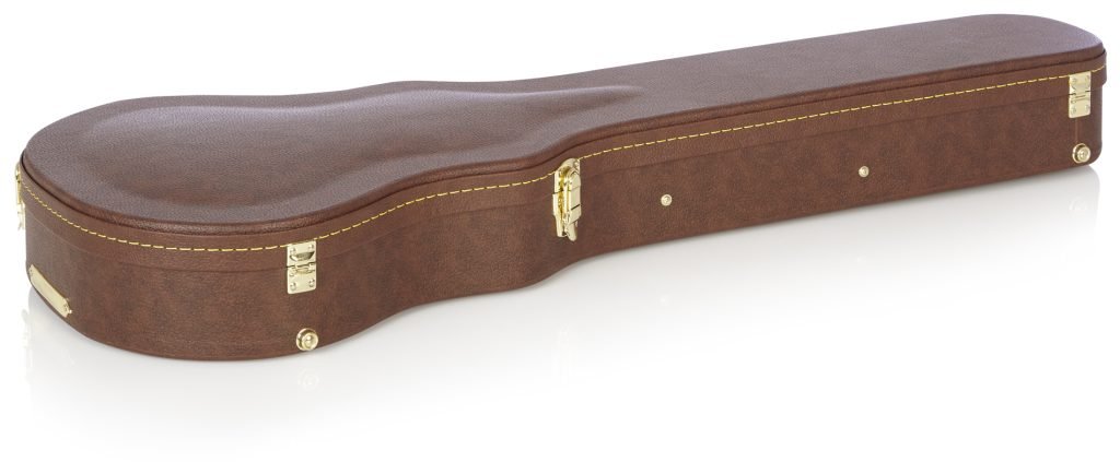 Gator Cases Deluxe Wood Case for Gibson Les Paul in Vintage Brown - GW-LP-BROWN 7.jpg