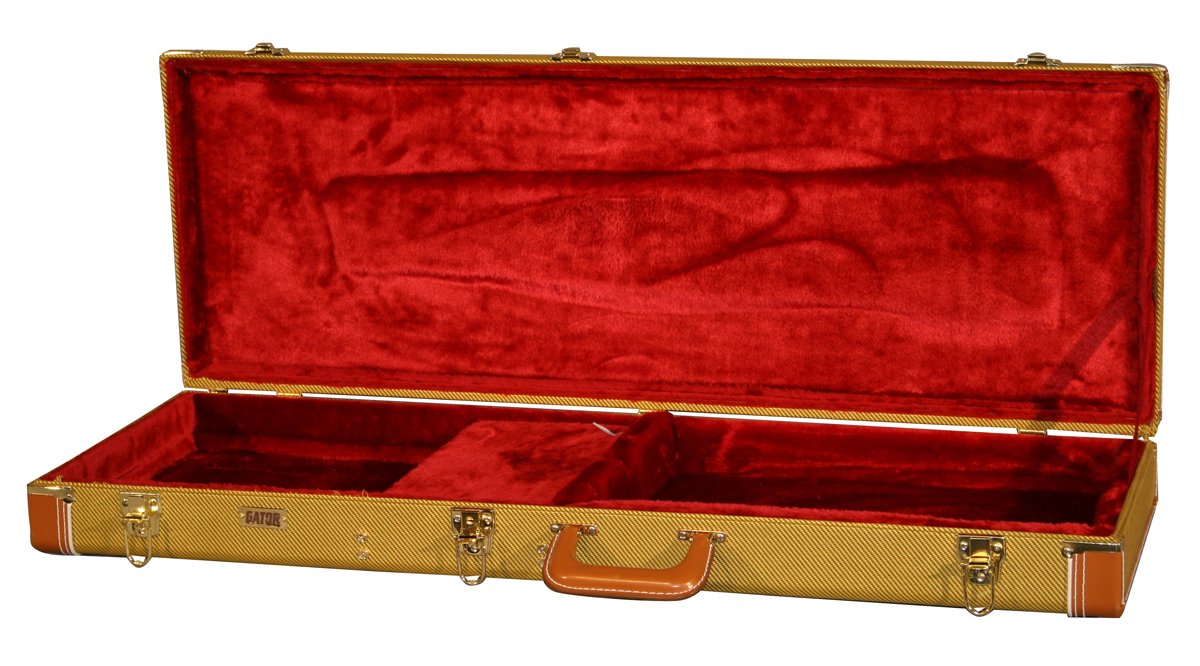Gator Cases Deluxe Wood Case for Electric Guitars in Tweed - GW-ELECTRIC-TW 2.jpg