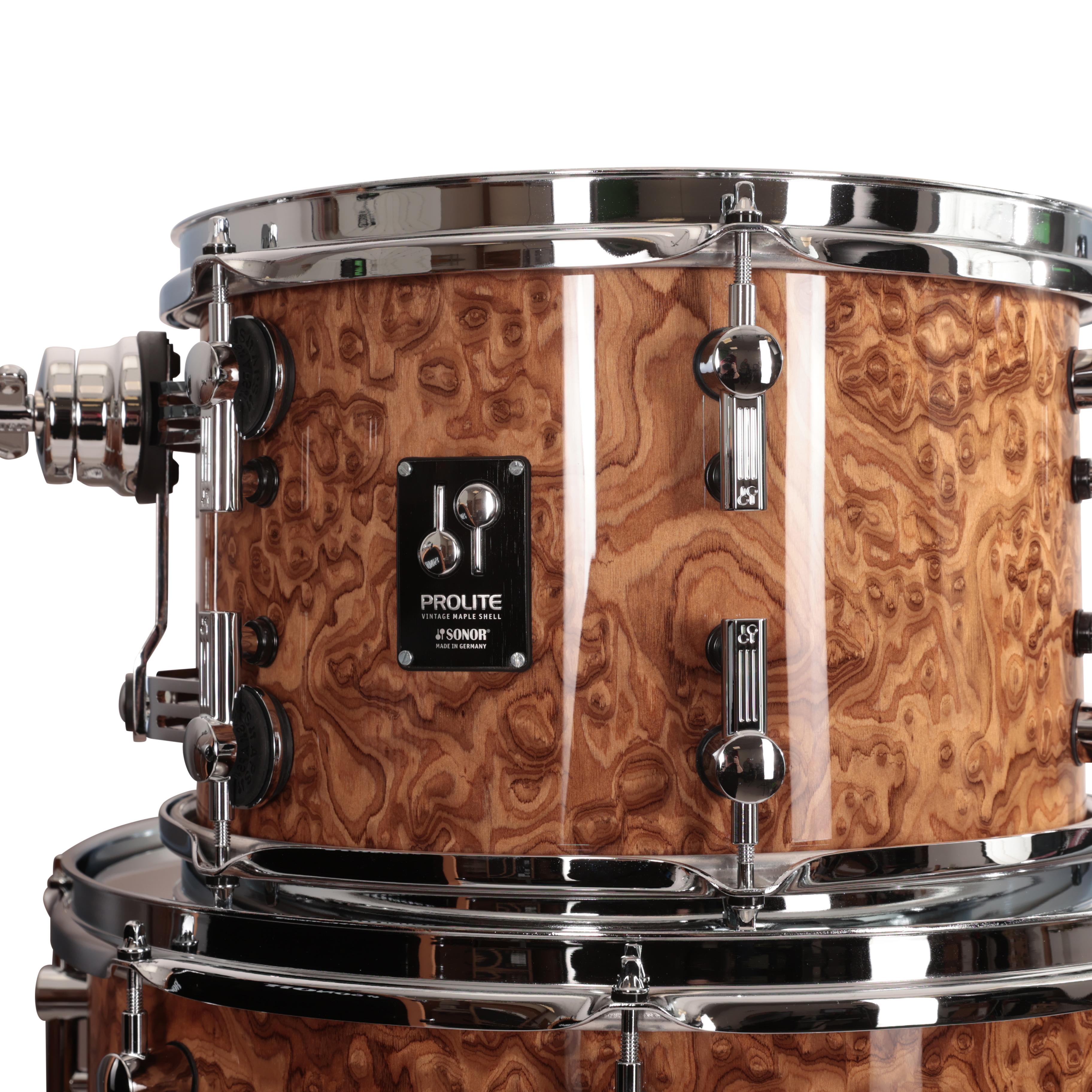 Sonor Prolite 22" Acoustic Drum Kit in Chocolate Burl - AMCPROLIT1012162214  (7).jpg