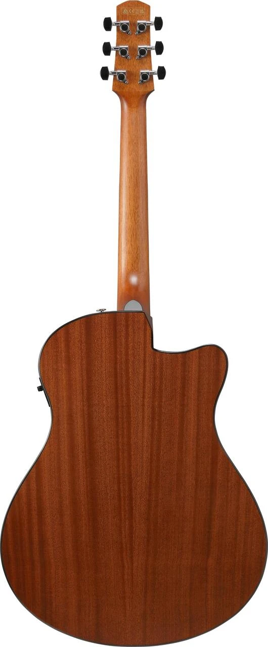 Ibanez AAM50LCE-OLB Left Handed Advanced Auditorium Electro Acoustic Guitar in Open Pore Light Brown Sunburst - AAM50LCE_OLB_2Y_01_C.jpg
