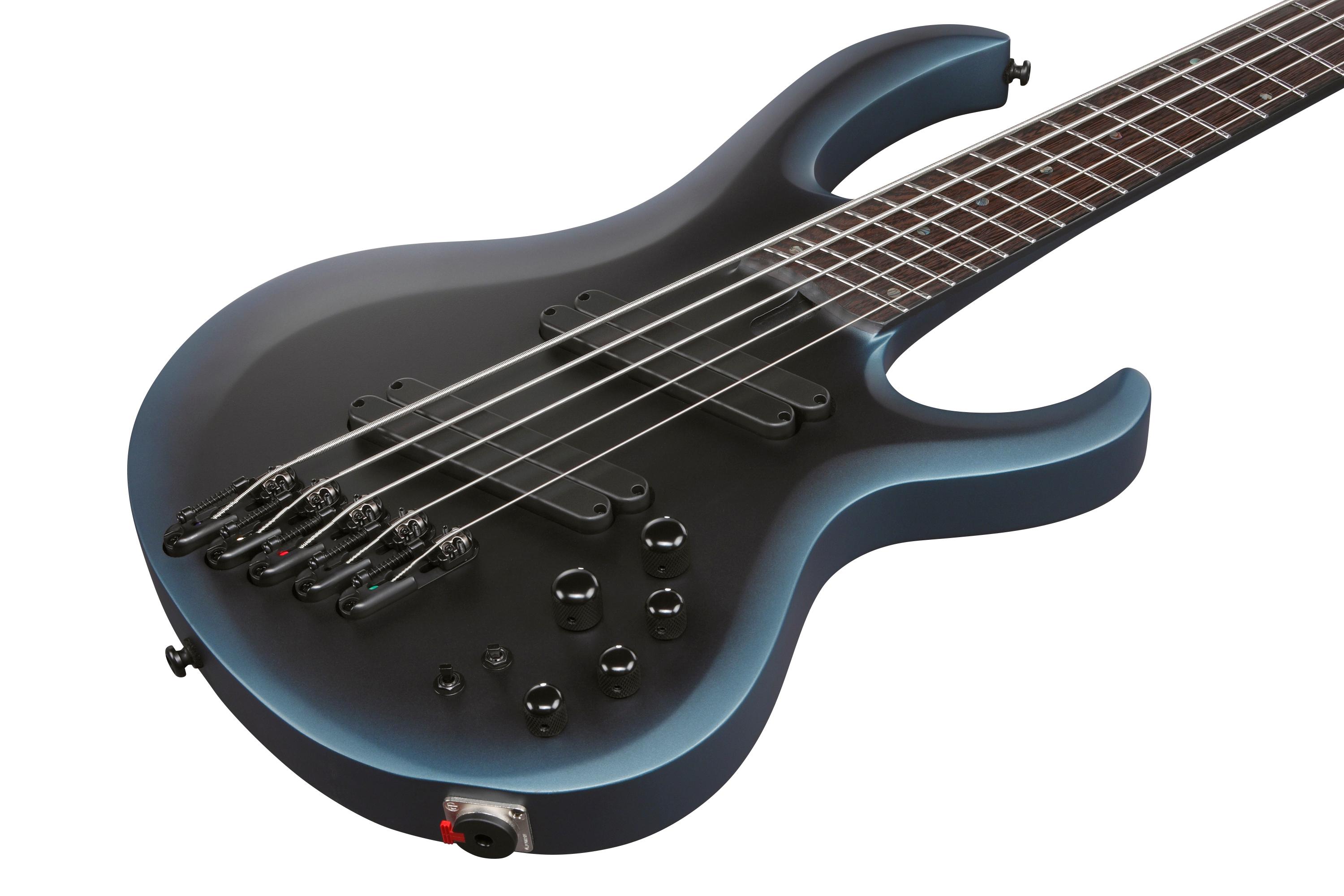 Ibanez BTB605MS-MAM BTB Series 5-String Bass Guitar in Midnight