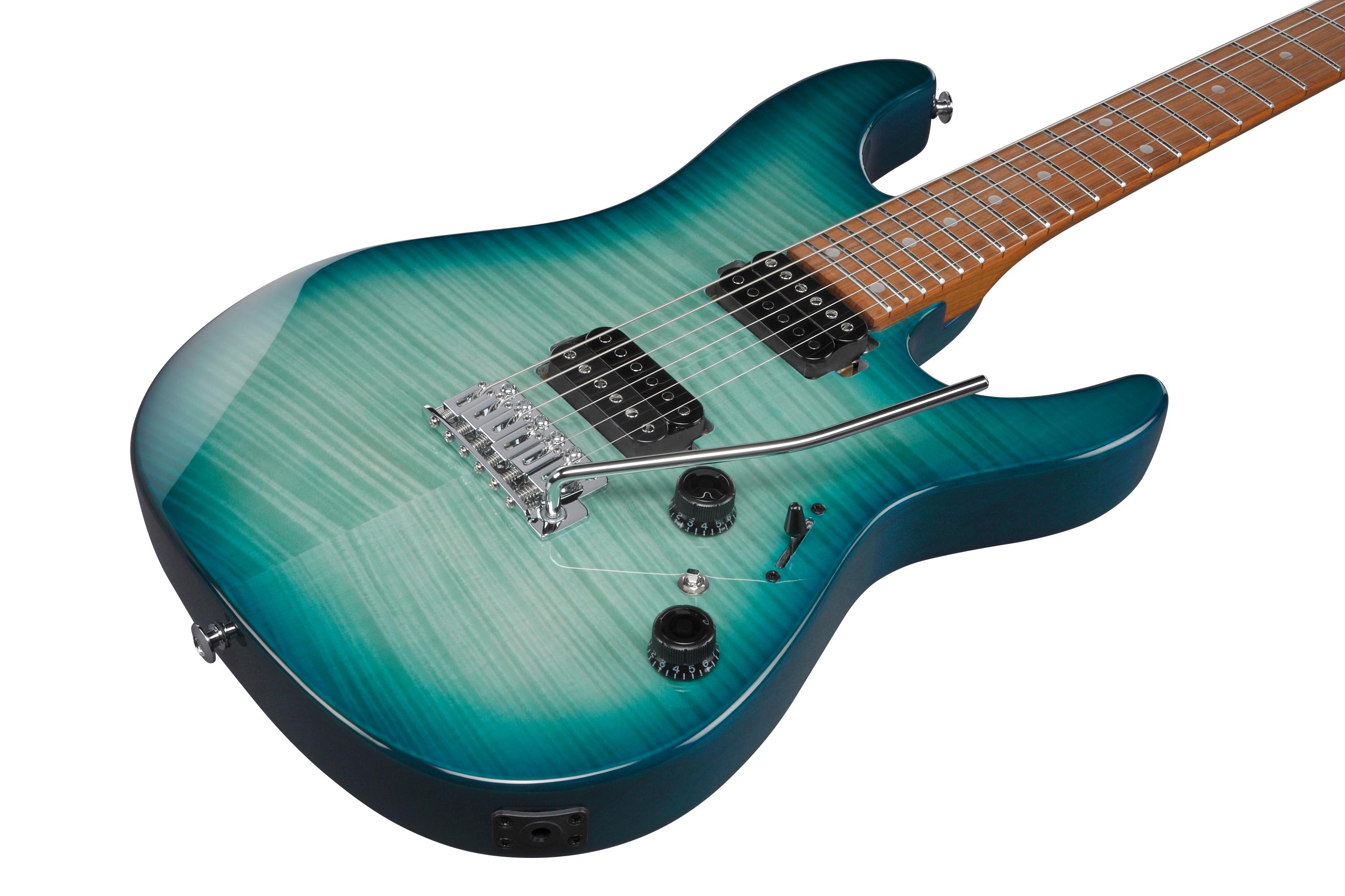 Ibanez AZ24S1F-TXB AZ Standard Series HH Electric Guitar in Transparent Turquiose Burst - AZ24S1F_TXB_5N_01_H.jpg
