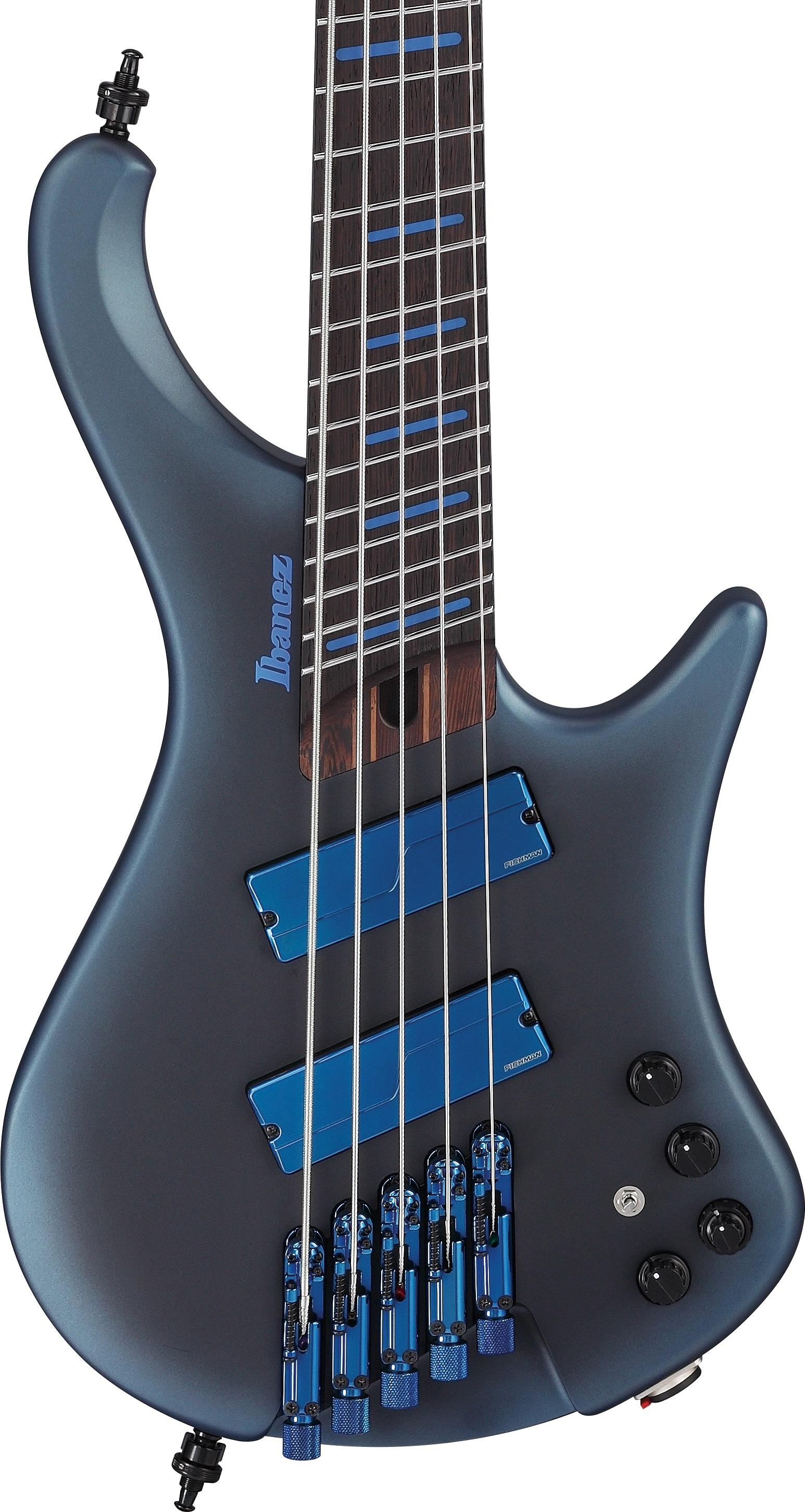 Ibanez EHB5MSBSP-MAM EHB Series 5-String Bass Guitar with Blue Hardware in Metallic Aurora Matte - EHB5MSBSP_MAM_1P_01_F.jpg