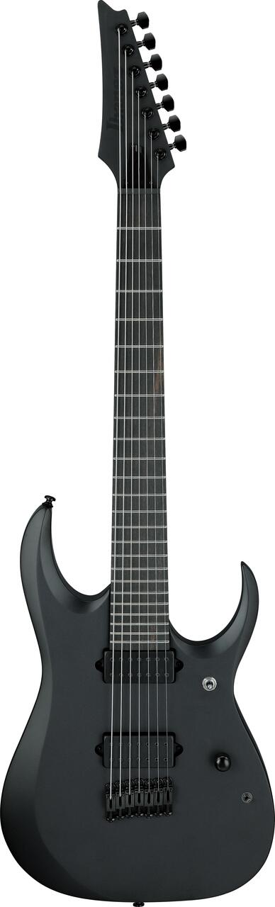 Ibanez RGDRB71-BKF Iron Label RGD Series 7-String Electric Guitar in Black Flat - RGDRB71_BKF_1P_01_A.jpg