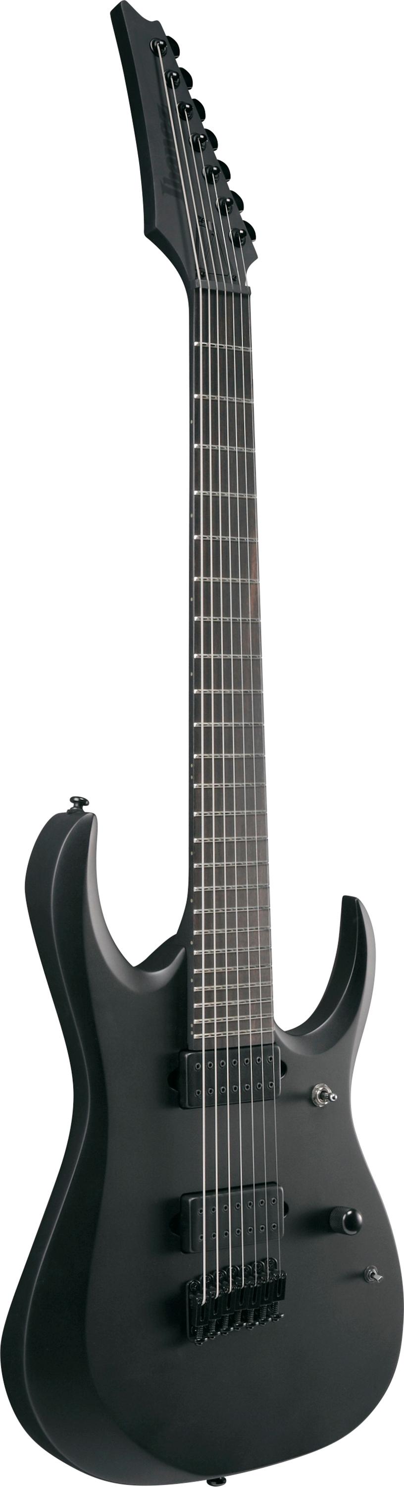 Ibanez RGDRB71-BKF Iron Label RGD Series 7-String Electric Guitar in Black Flat - RGDRB71_BKF_1P_01_E.jpg