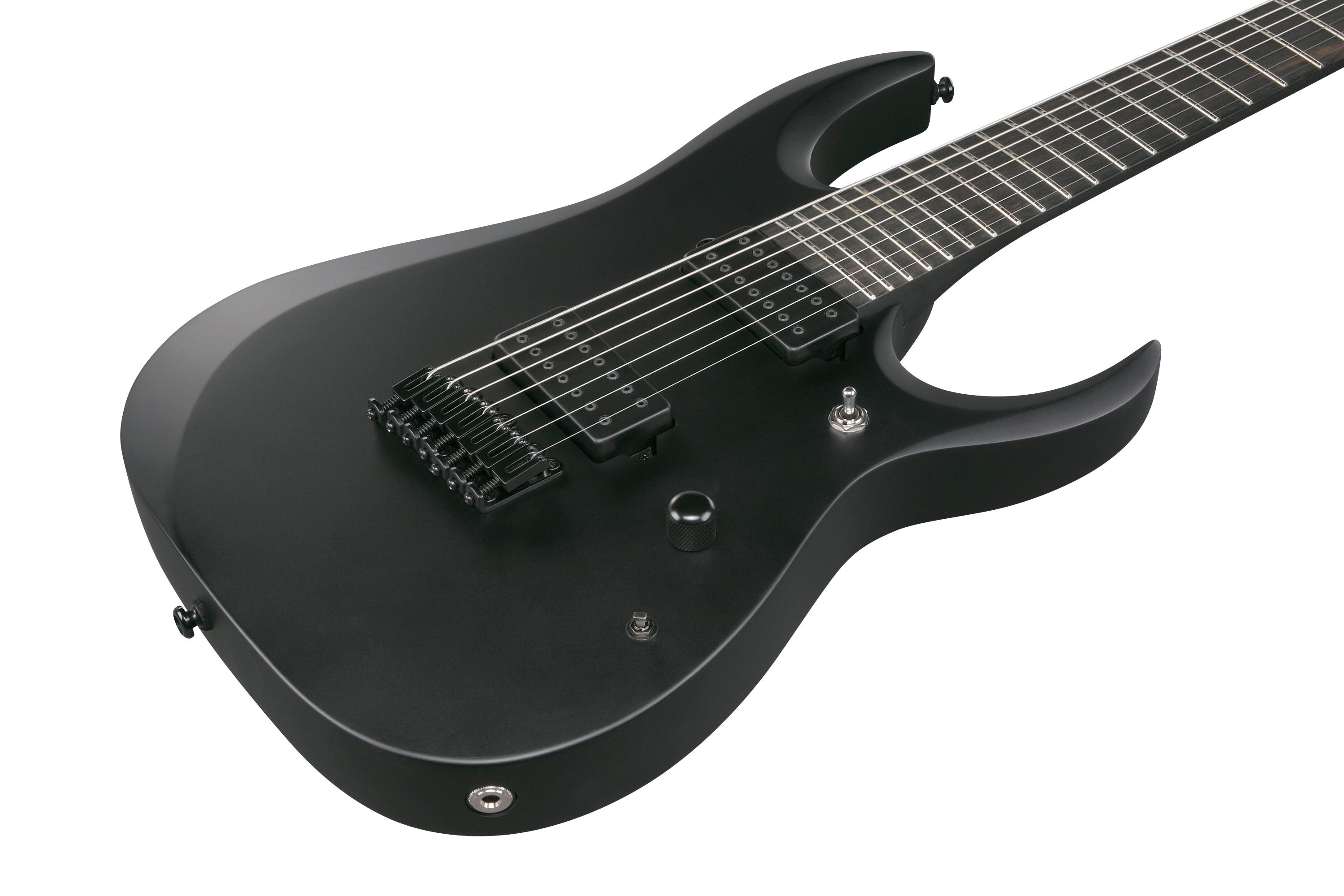 Ibanez RGDRB71-BKF Iron Label RGD Series 7-String Electric Guitar in Black Flat - RGDRB71_BKF_1P_01_H.jpg