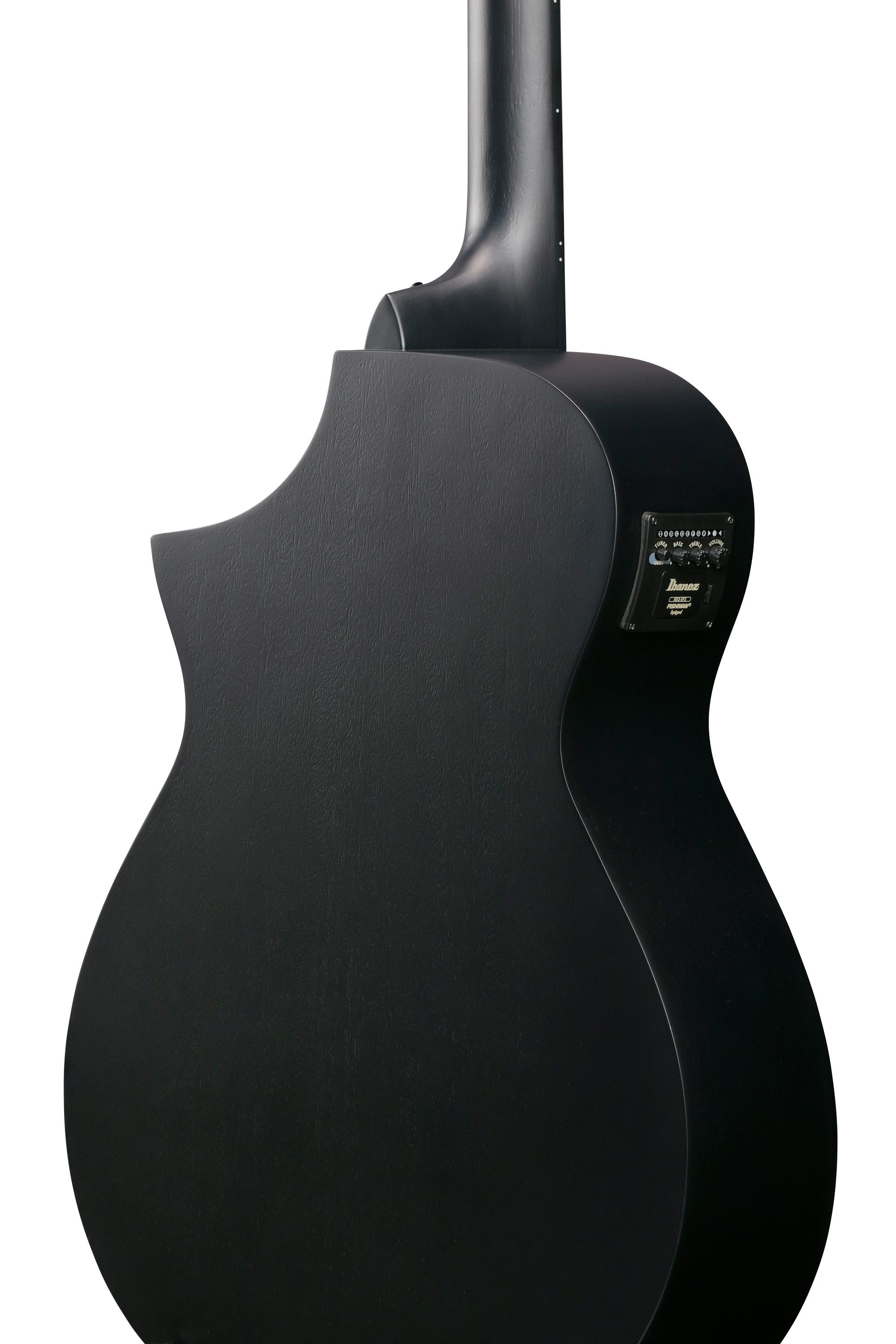 Ibanez AEWC621-BOT AEWC Series Electro Acoustic Guitar in Black Out - AEWC621_BOT_5B_01_I.jpg