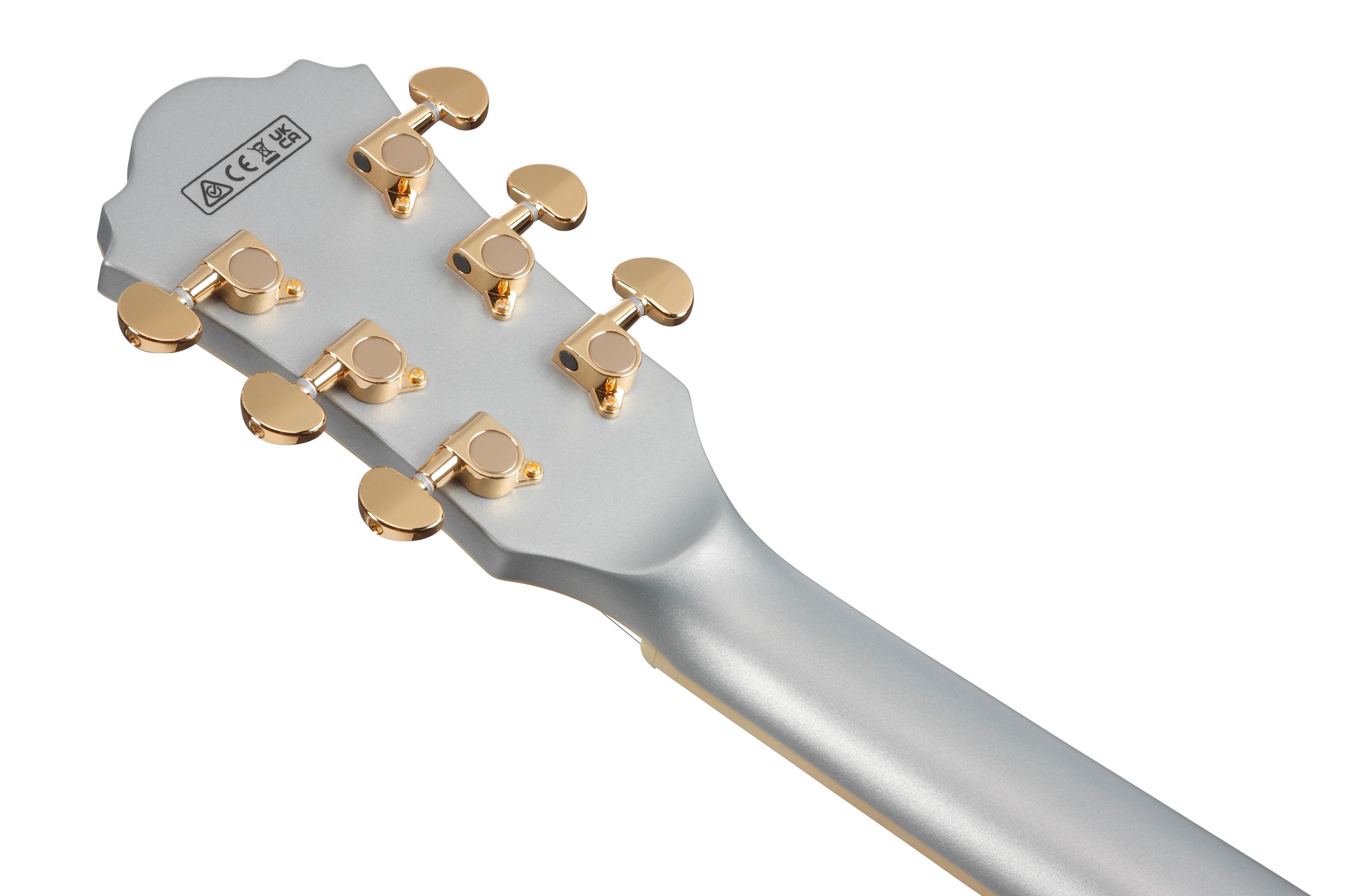 Ibanez AS73G-MSF AS Series Semi-Hollow Electric Guitar in Moonstone Silver Flat - AS73G_MSF_5B_05_K.jpg