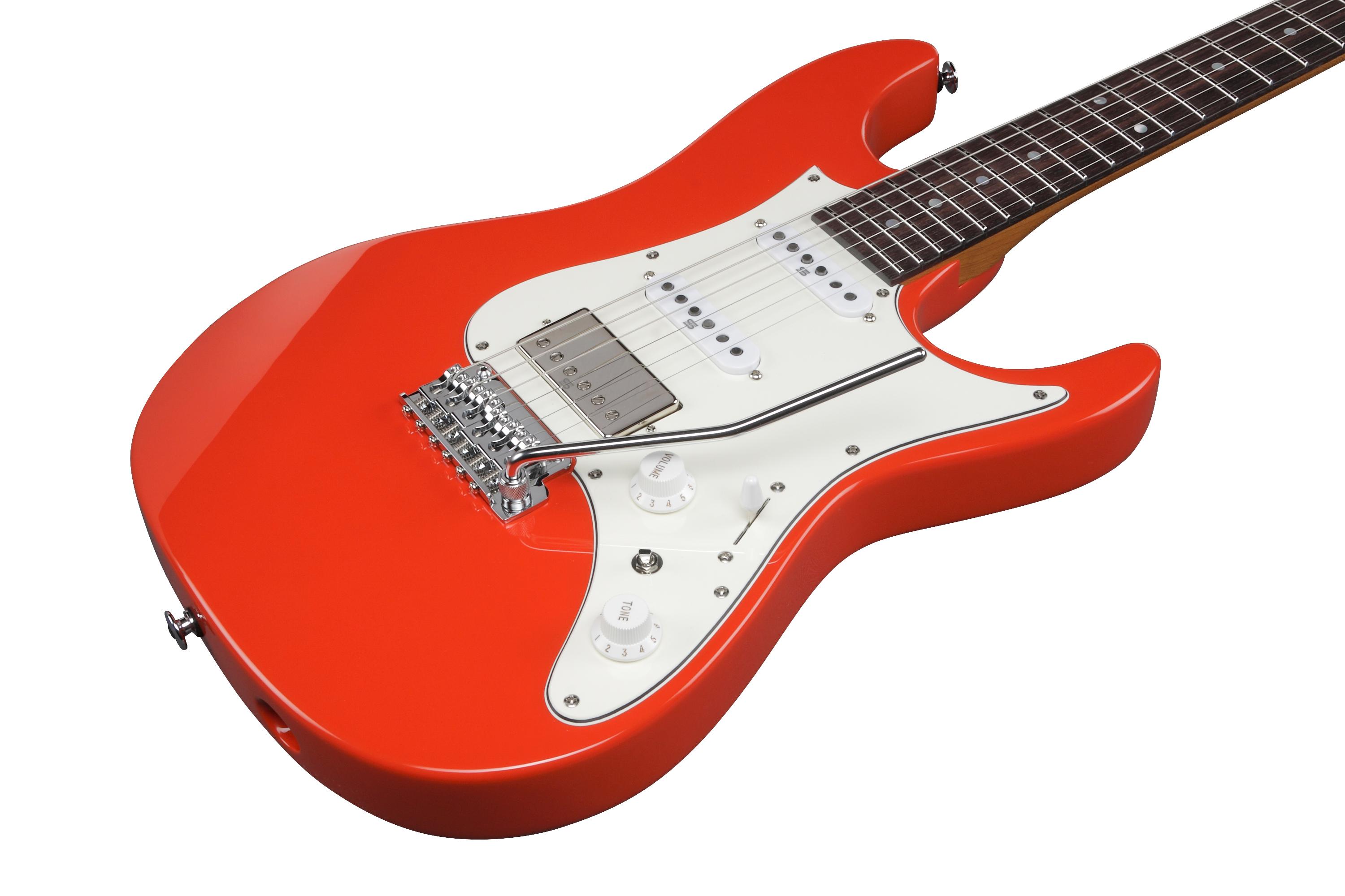 Ibanez AZ2204NW-VR AZ Prestige Series HSS Electric Guitar in Vermillion Red - AZ2204NW_VR_00_02_H.jpg