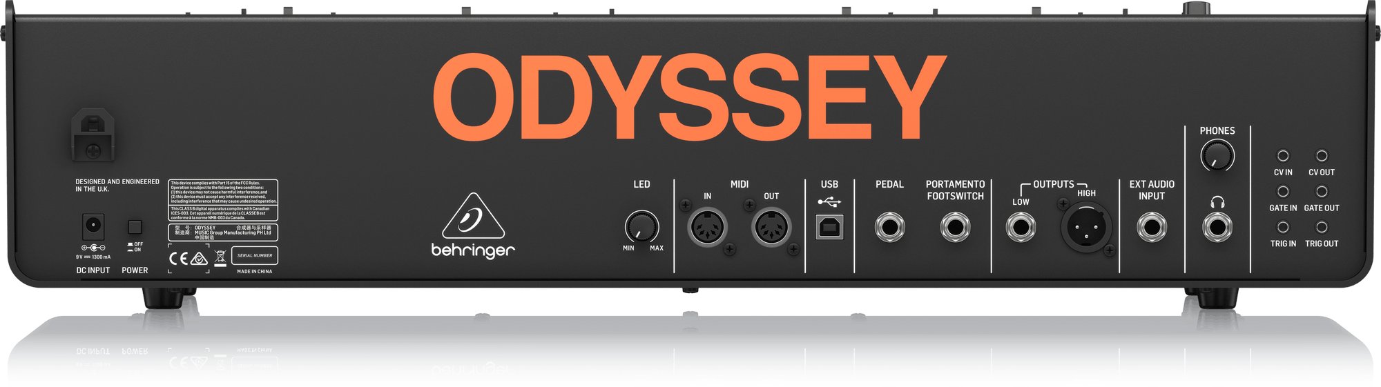 Behringer Odyssey Dual-Oscillator Duophonic Analog Synthesizer - 345571-ODYSSEY_P0BNY_Rear_XL.jpg