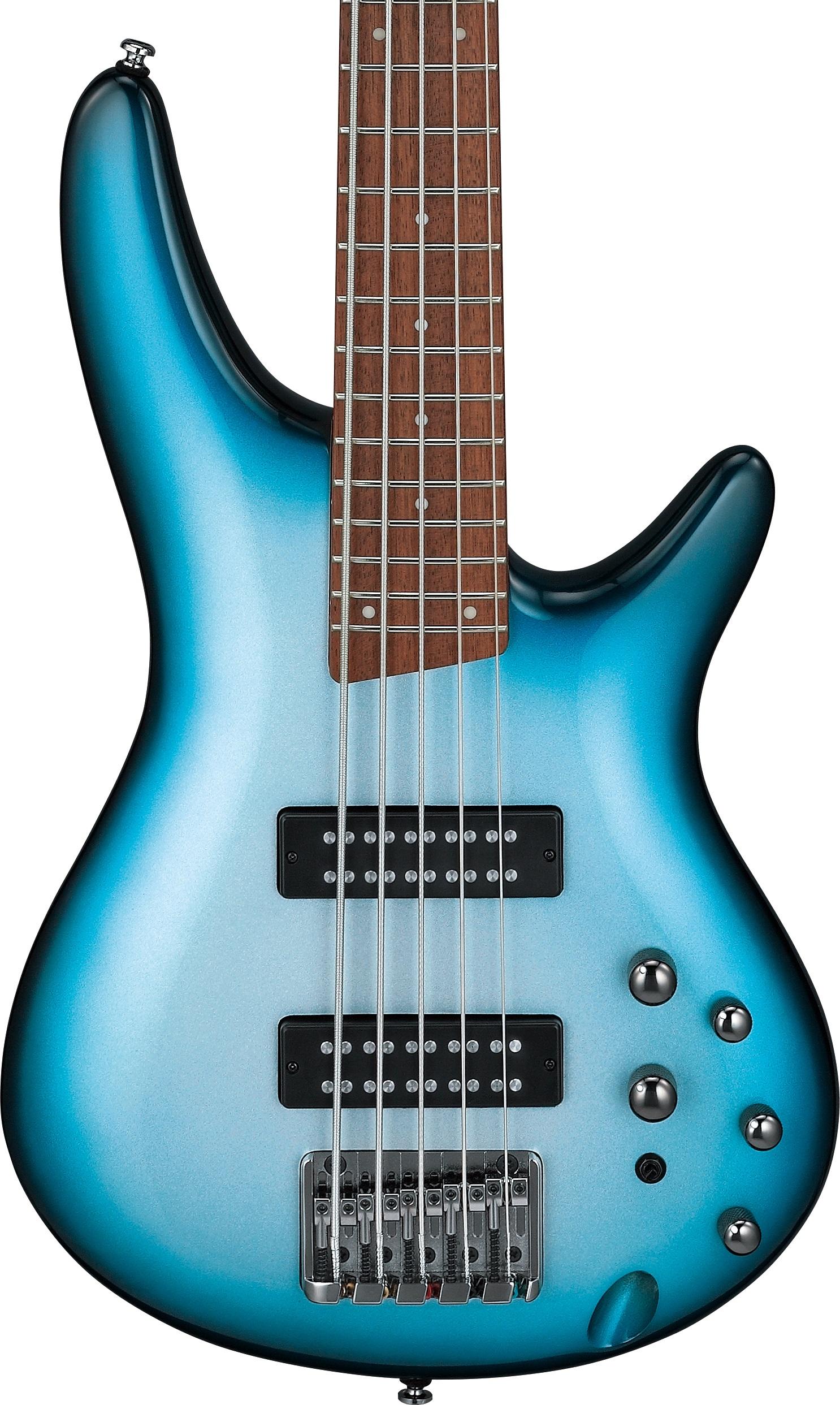 Ibanez SR305E-DOT SR Series 5-String Bass Guitar in Deep Ocean Metallic - SR305E_DOT_1P_04_F.jpg