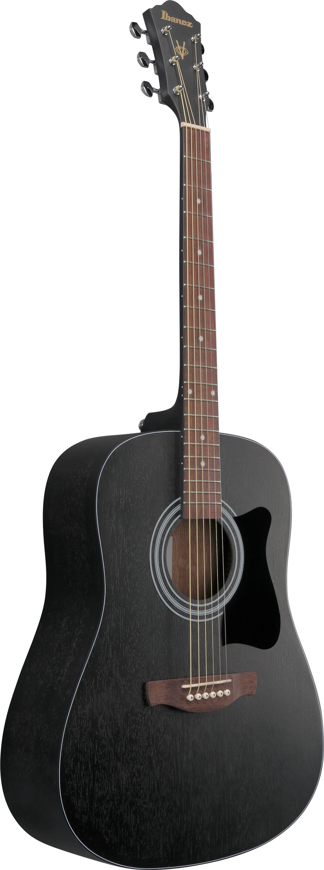 Ibanez V54NJP-WK V Series Acoustic Guitar Jam Pack in Weathered Black - V54NJP_WK_5T_02_E.jpg