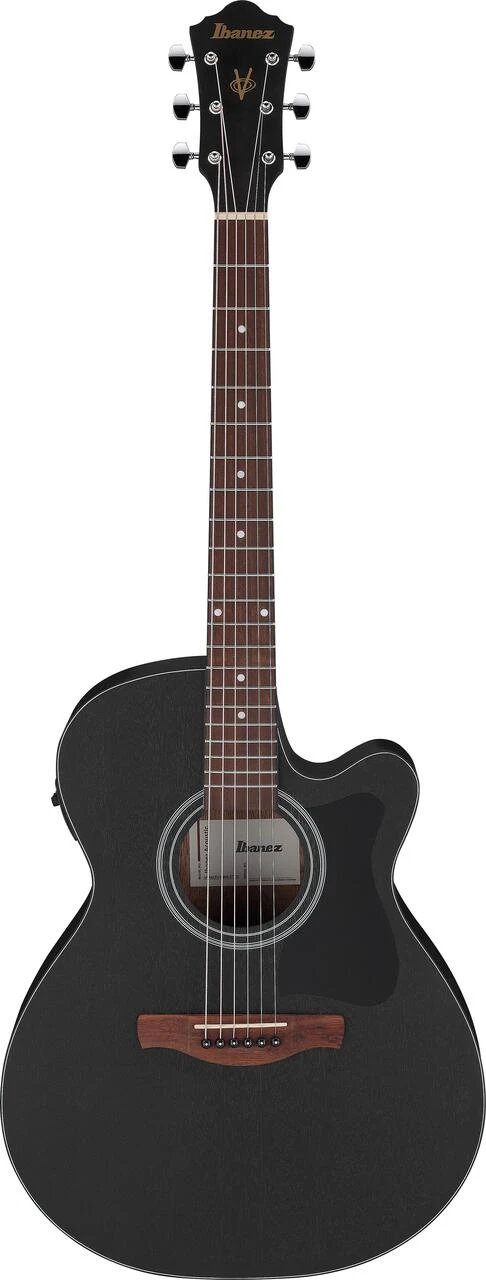 Ibanez VC44CE-WK VC Series Concert Electro Acoustic in Weathered Black - VC44CE_WK_5T_02_A.jpg